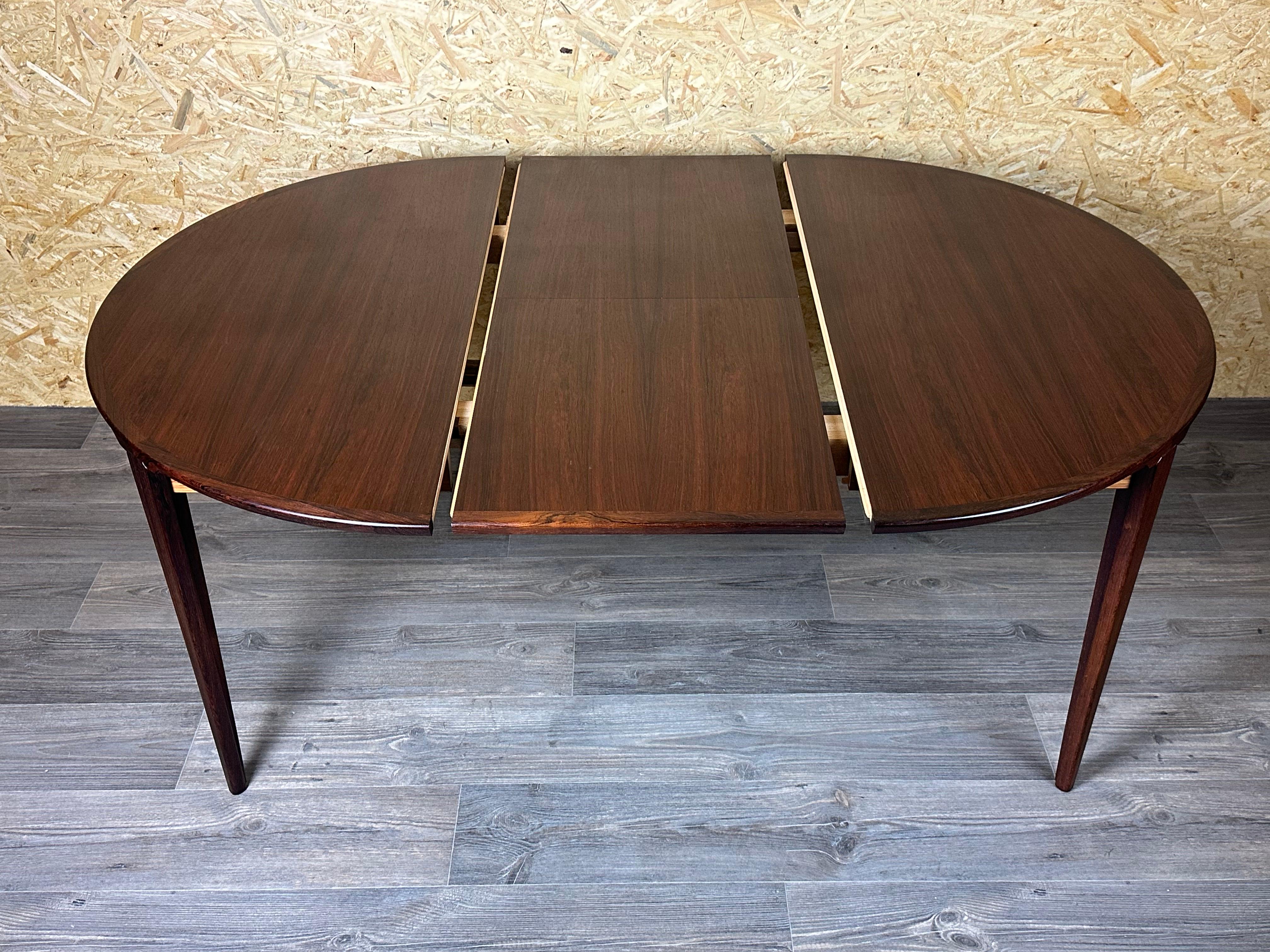 Table de salle à manger Rio en bois de rose par Henry Rosengren Hansen, années 1960/1970 en vente 9