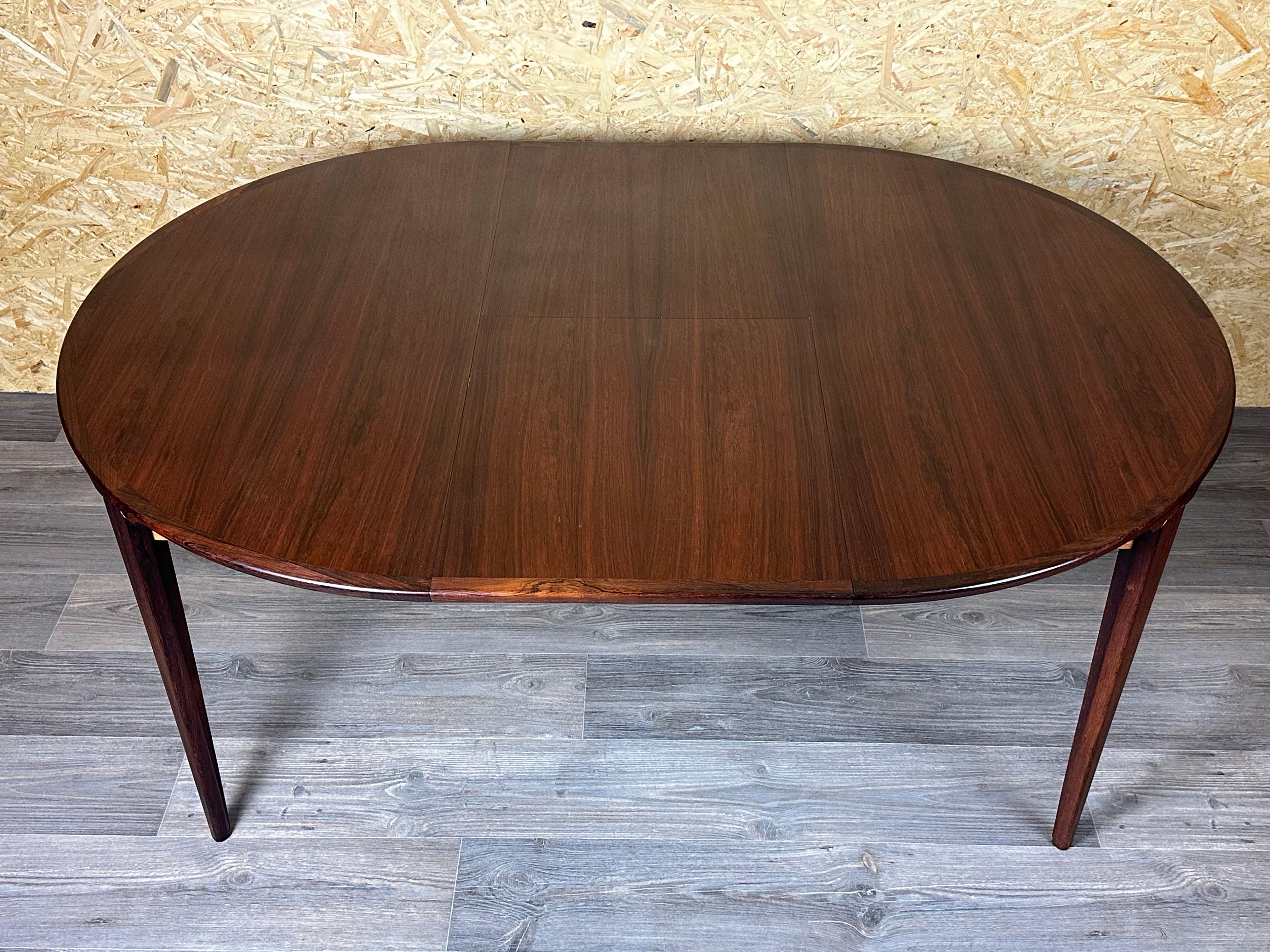 Table de salle à manger Rio en bois de rose par Henry Rosengren Hansen, années 1960/1970 en vente 11