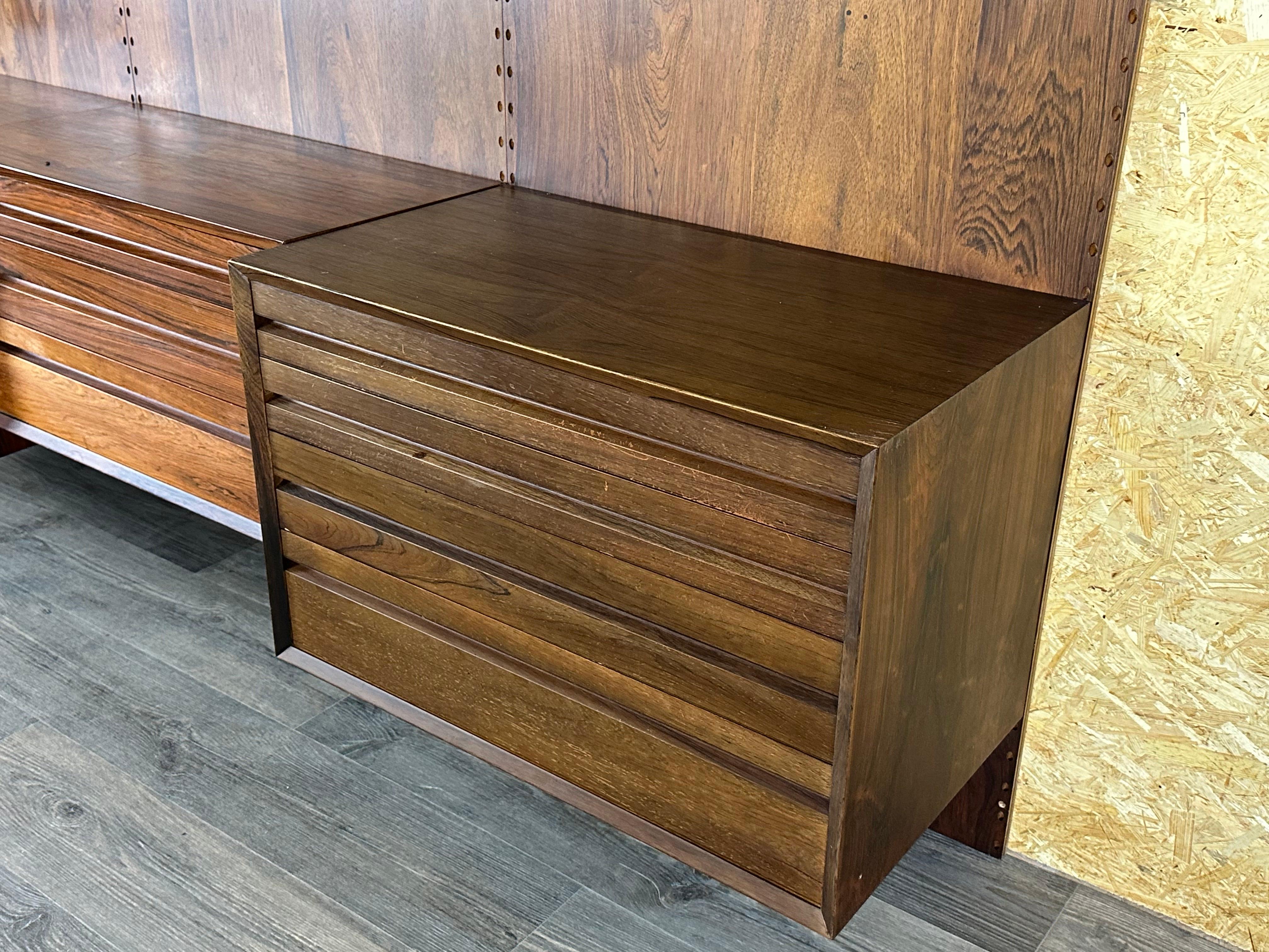 Rio-Regalsystem aus Rosenholz von Poul Cadovius für Cado, Dänemark, 1960er und 1970er Jahre im Angebot 6