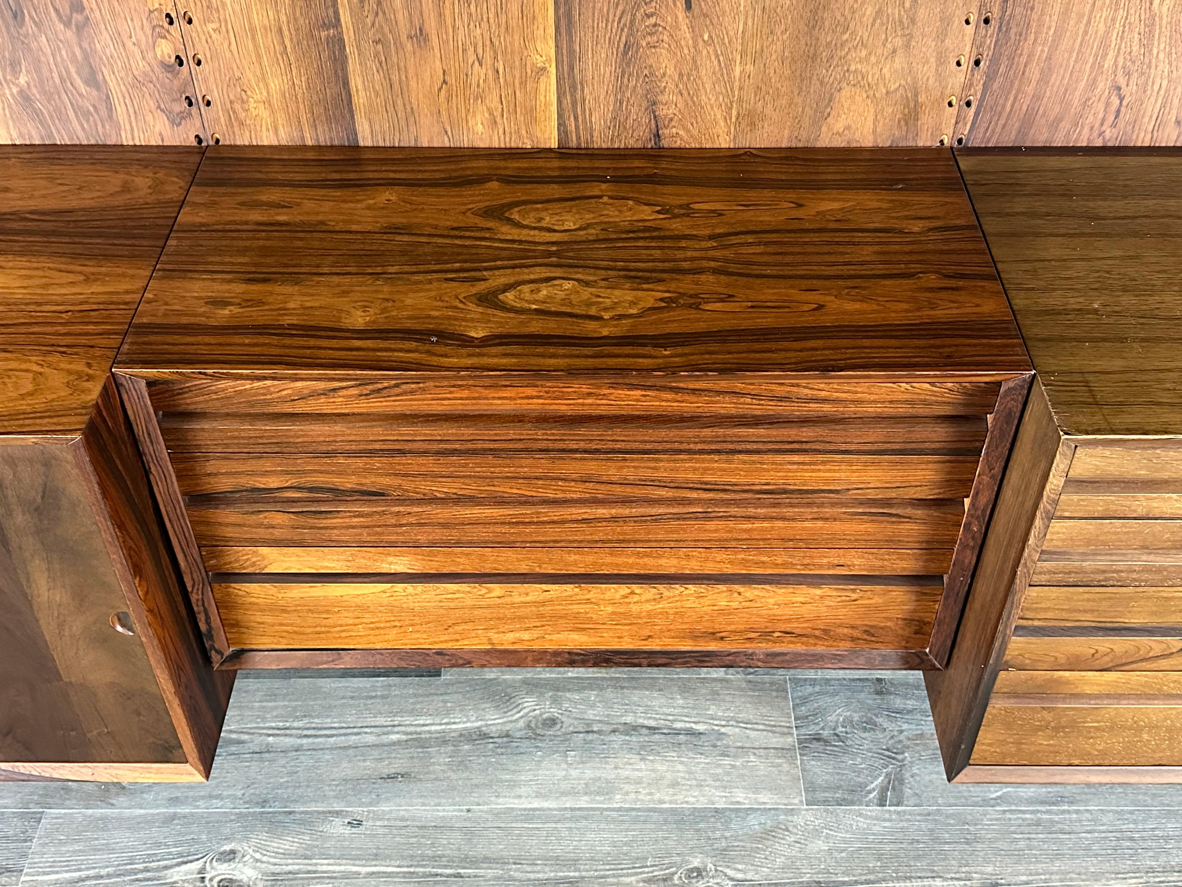 Rio-Regalsystem aus Rosenholz von Poul Cadovius für Cado, Dänemark, 1960er und 1970er Jahre im Angebot 7
