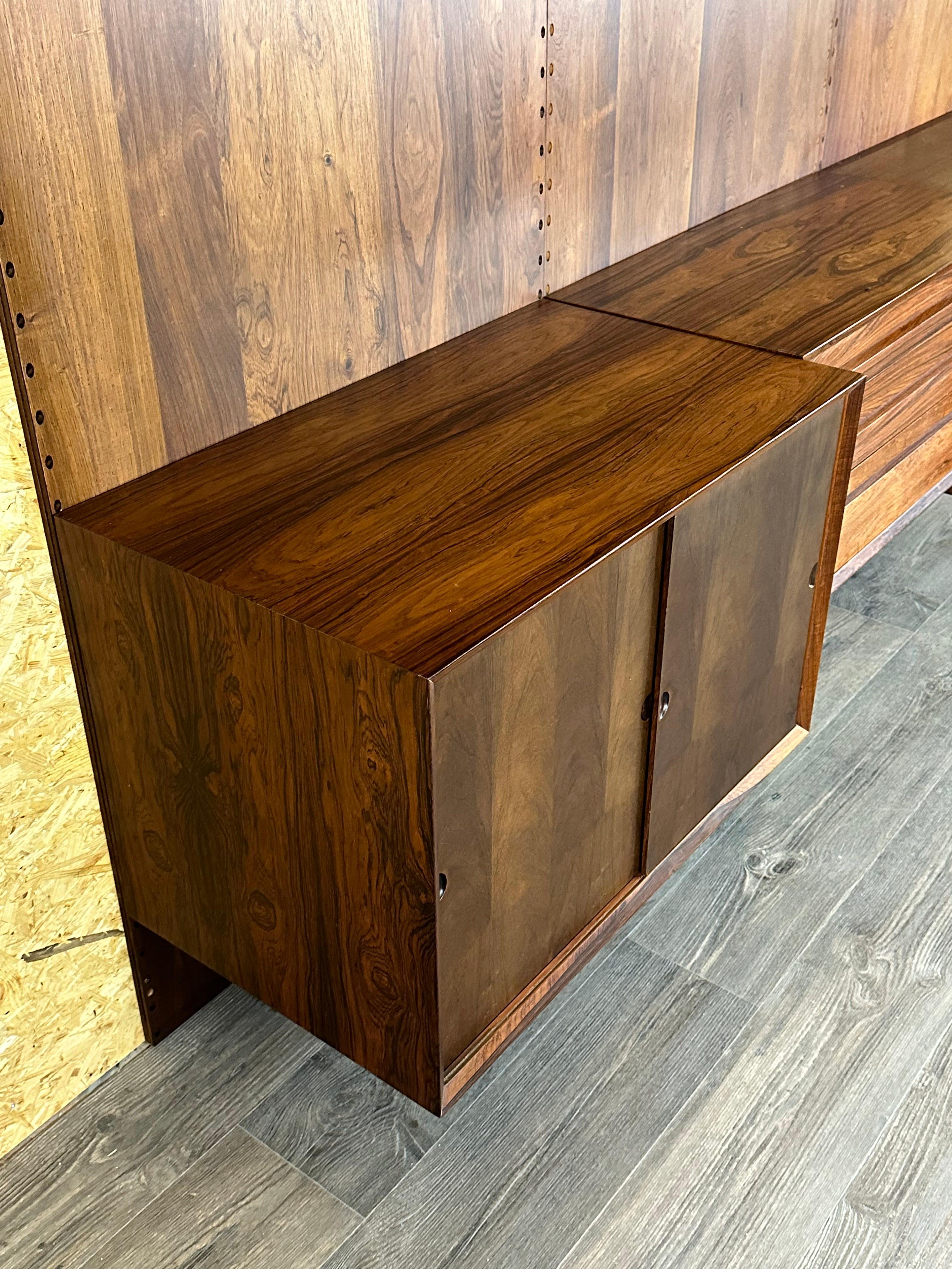 Rio-Regalsystem aus Rosenholz von Poul Cadovius für Cado, Dänemark, 1960er und 1970er Jahre im Angebot 9