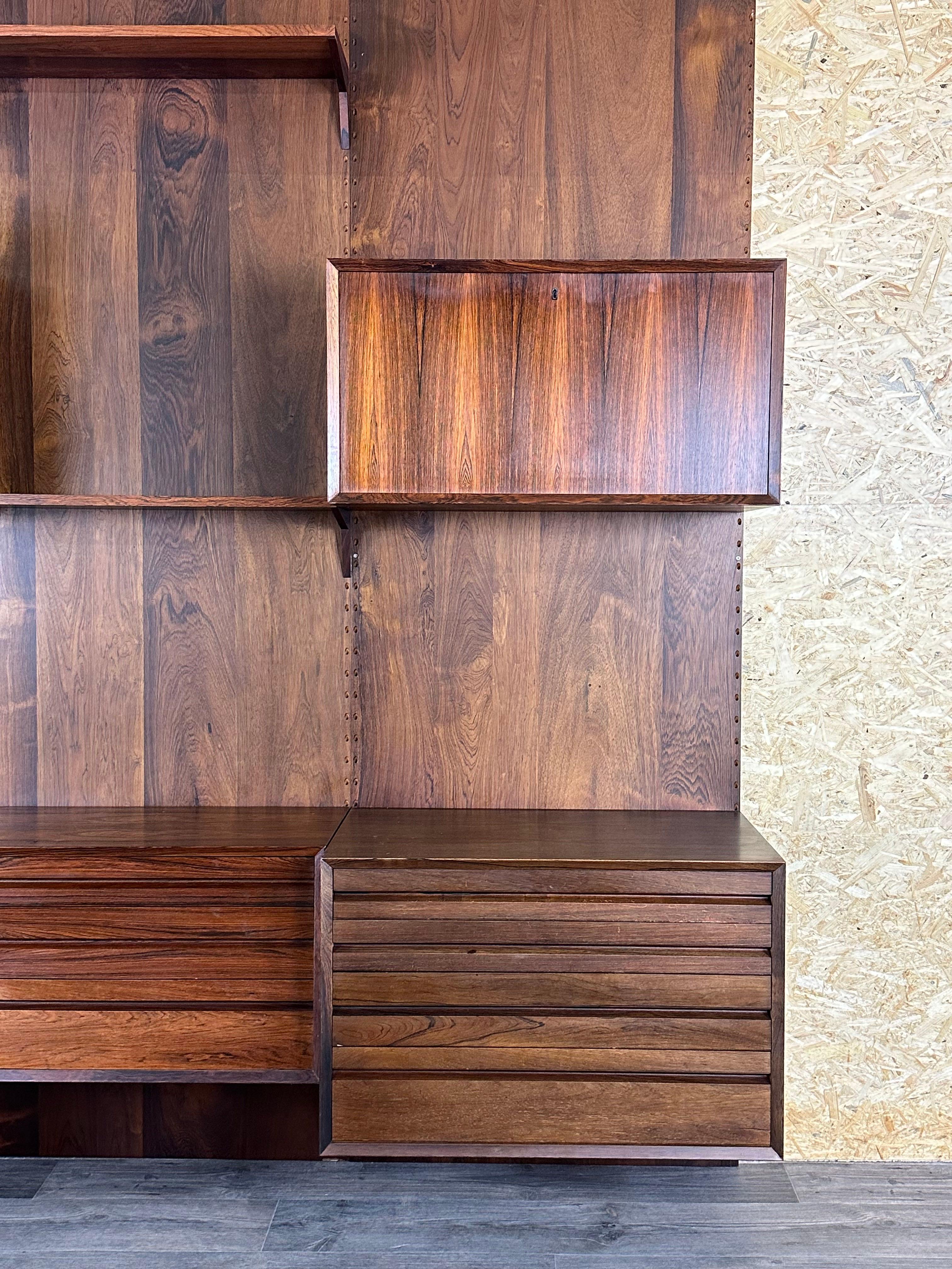 Rio-Regalsystem aus Rosenholz von Poul Cadovius für Cado, Dänemark, 1960er und 1970er Jahre im Angebot 2