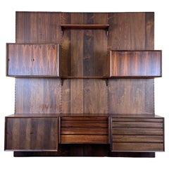 Rio-Regalsystem aus Rosenholz von Poul Cadovius für Cado, Dänemark, 1960er und 1970er Jahre