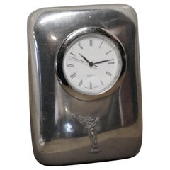 1960s-1970s Rolls Royce Sprit of Ecstasy Mascot Travel Clock