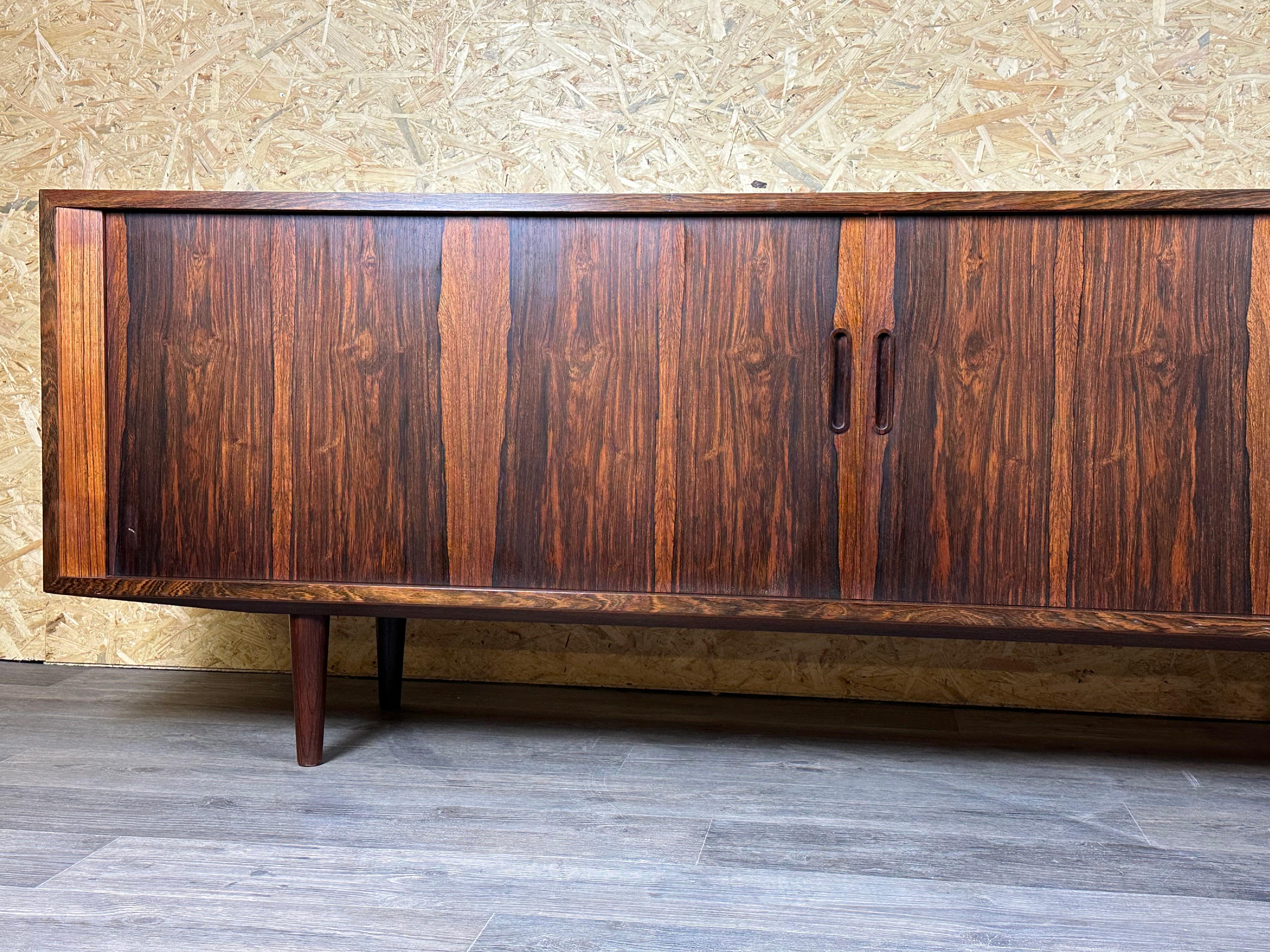 Mid-20th Century 1960s 1970s Rosewood Sideboard by Poul Hundevad Danish Design Denmark For Sale