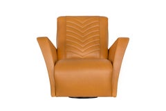 1960's 1970's Sports Car Inspired McQueen Armchair Handmade Portugal Greenapple