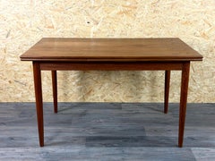 1960s 1970s Teak Dining Table Danish Modern Design Made in Denmark