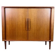 1960s 1970s Teak Sideboard Credenza Cabinet Danish Modern Design Denmark