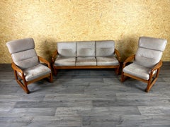 Divano e 2 sedie in teak degli anni '60 e '70 di Holstebro Møbelfabrik A/S