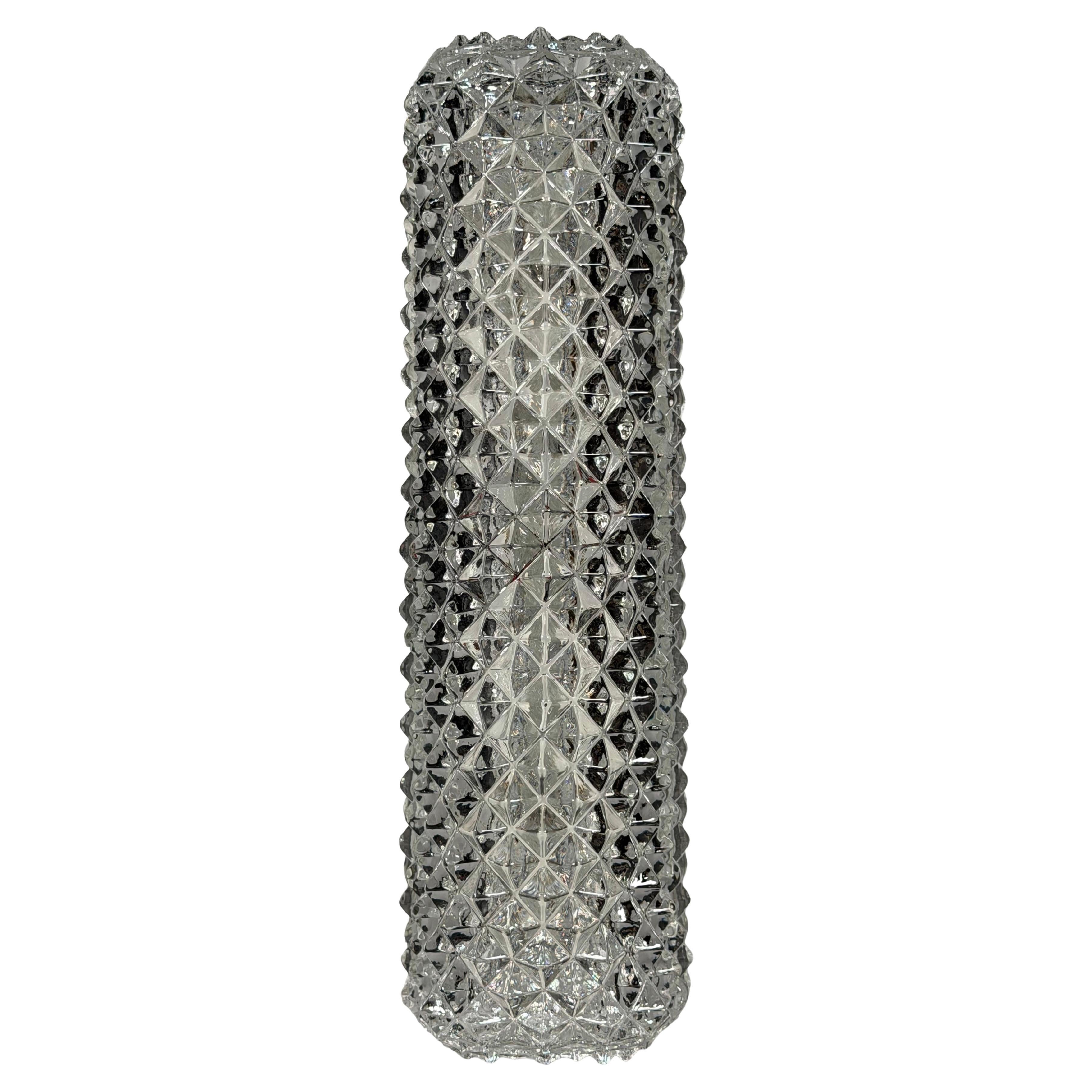 Lampada da parete anni 
60-
70 di Glashütte Limburg Germania A Space AGE in vendita