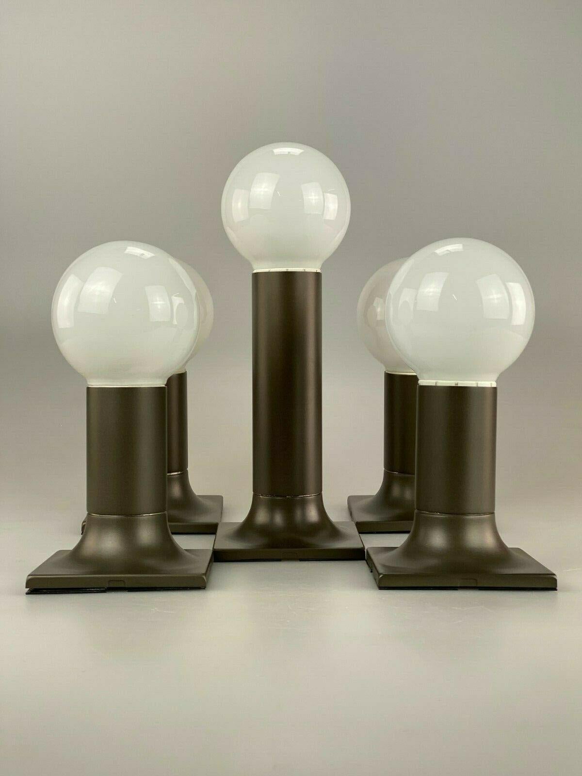 Metal 1960s 1970s Wall Lights Tube Wall Lamps by Rolf Krüger for Staff 60s 70s For Sale