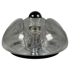 1960s 1970s Wall or Ceiling Lamp "Wave" by Koch & Lowy for Peill & Putzler