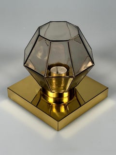 1960s 1970s Wall Sconce Wall Light from Glashütte Limburg Germany Design