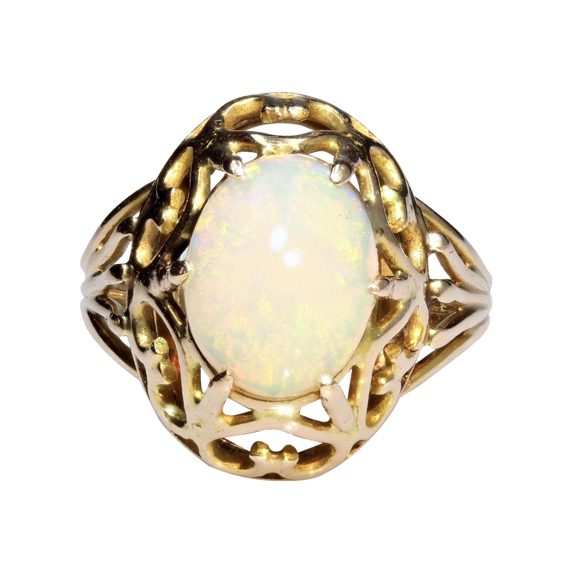 Jacqueline Rose Ridge Opal Ring For Sale at 1stDibs