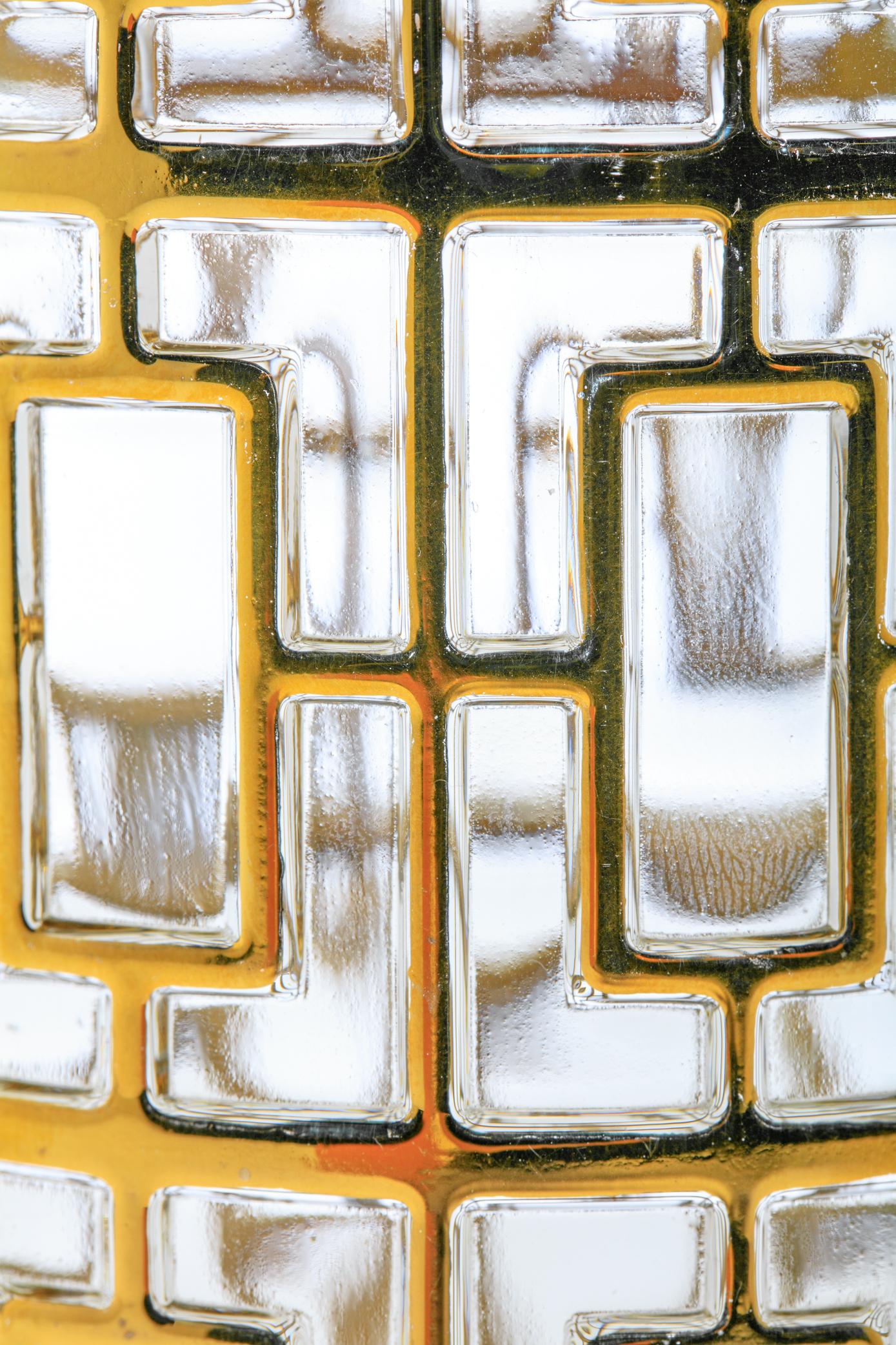 Ensemble bouteille et verres Shoji Sake en or 22 carats des années 1960 par Imperial Glass Co. en vente 2