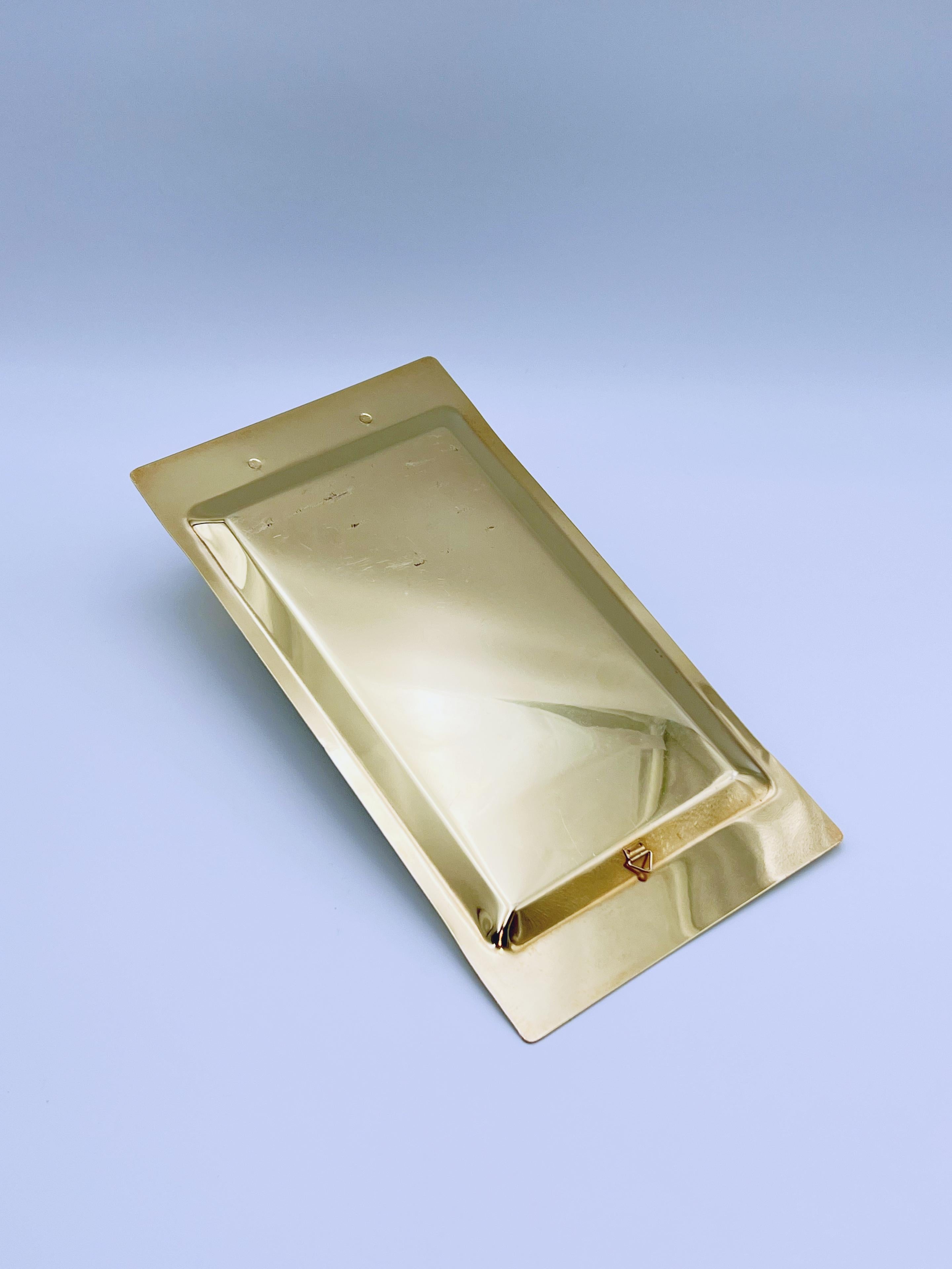 Aplique de pared/portavelas de té de los años 60 bañado en oro de 24 quilates en venta 6