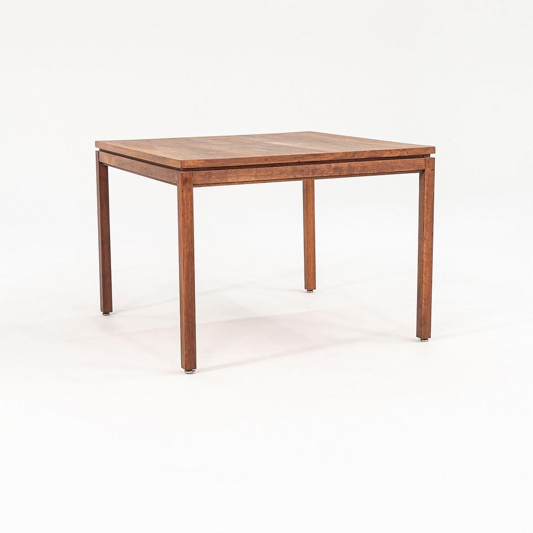1960s 30 Inch Walnut Side / End Table Attributed to Jens Risom For Sale 4