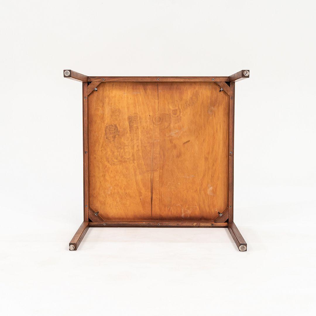 1960s 30 Inch Walnut Side / End Table Attributed to Jens Risom For Sale 3