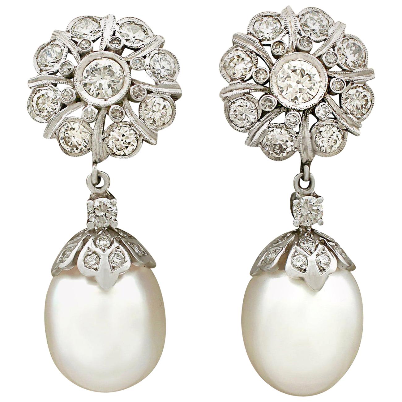 Vintage Gemstone Drop Earrings main image 1