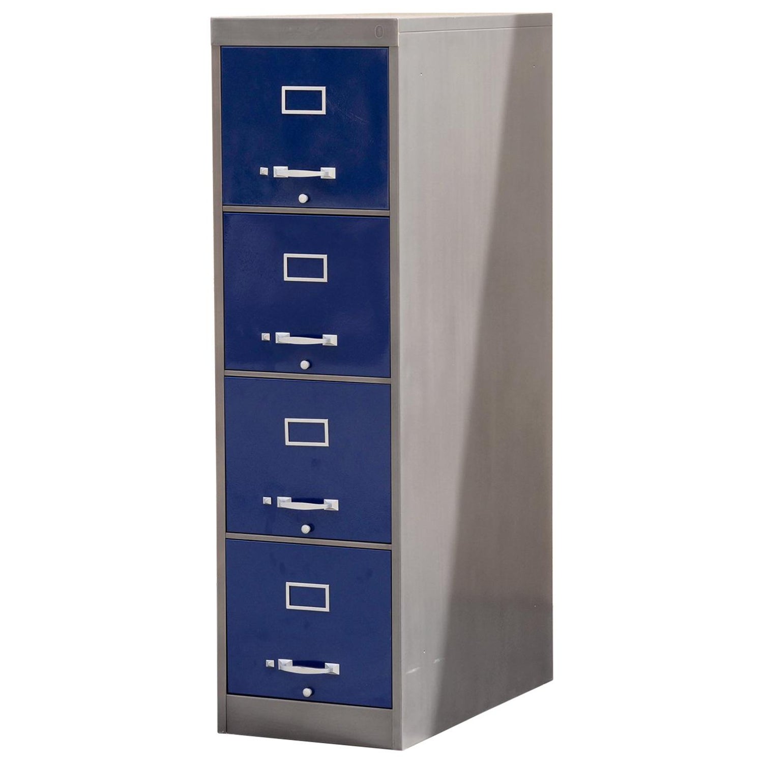 1960s 4 Drawer Vertical Filing Cabinet Custom Refinished To Order