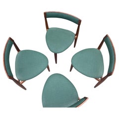 Vintage 1960's 4 Hans Olsen dining chairs for Frem Rojle