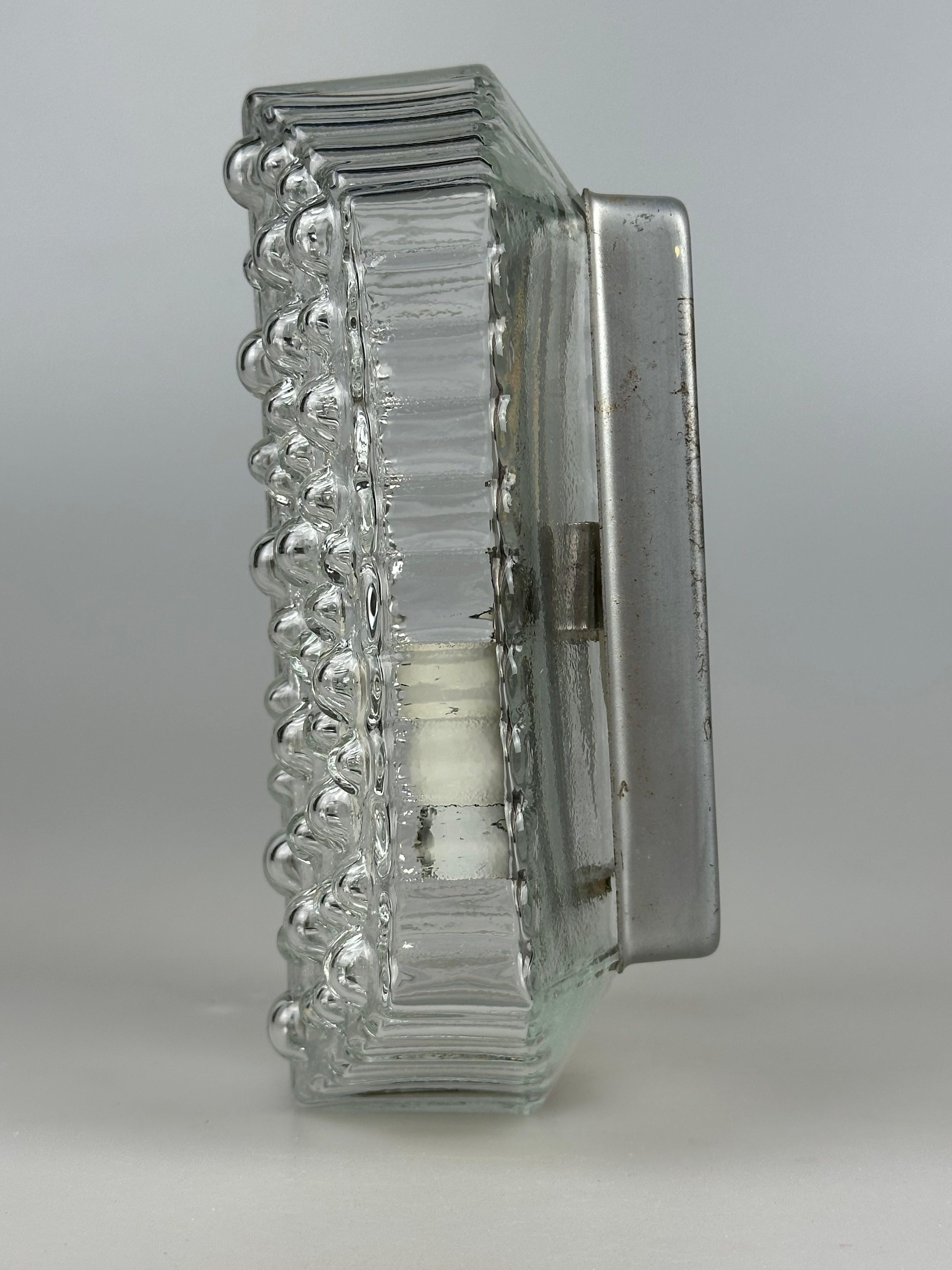 Lámpara de Pared Burbuja, Cromo y Cristal, Años 60/70, Space Age by Hustadt Leuchten en venta 3