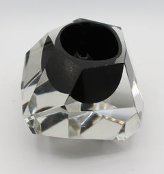 1960s-70s Mid-Century Modern Crystal Bowl