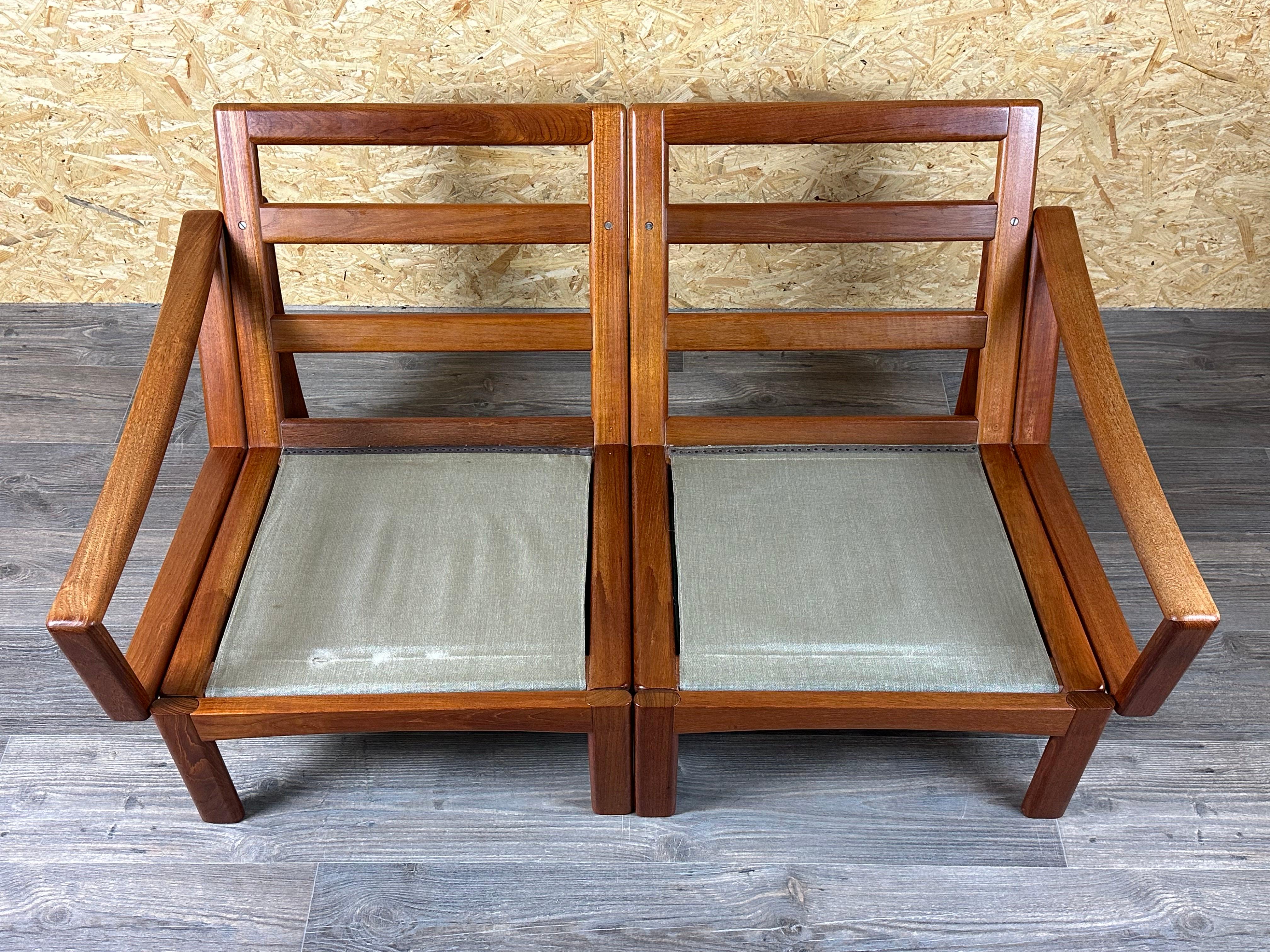 Divano a 2 posti in teak anni '60/'70 di Glostrup Møbelfabrik Danimarca Design in vendita 5