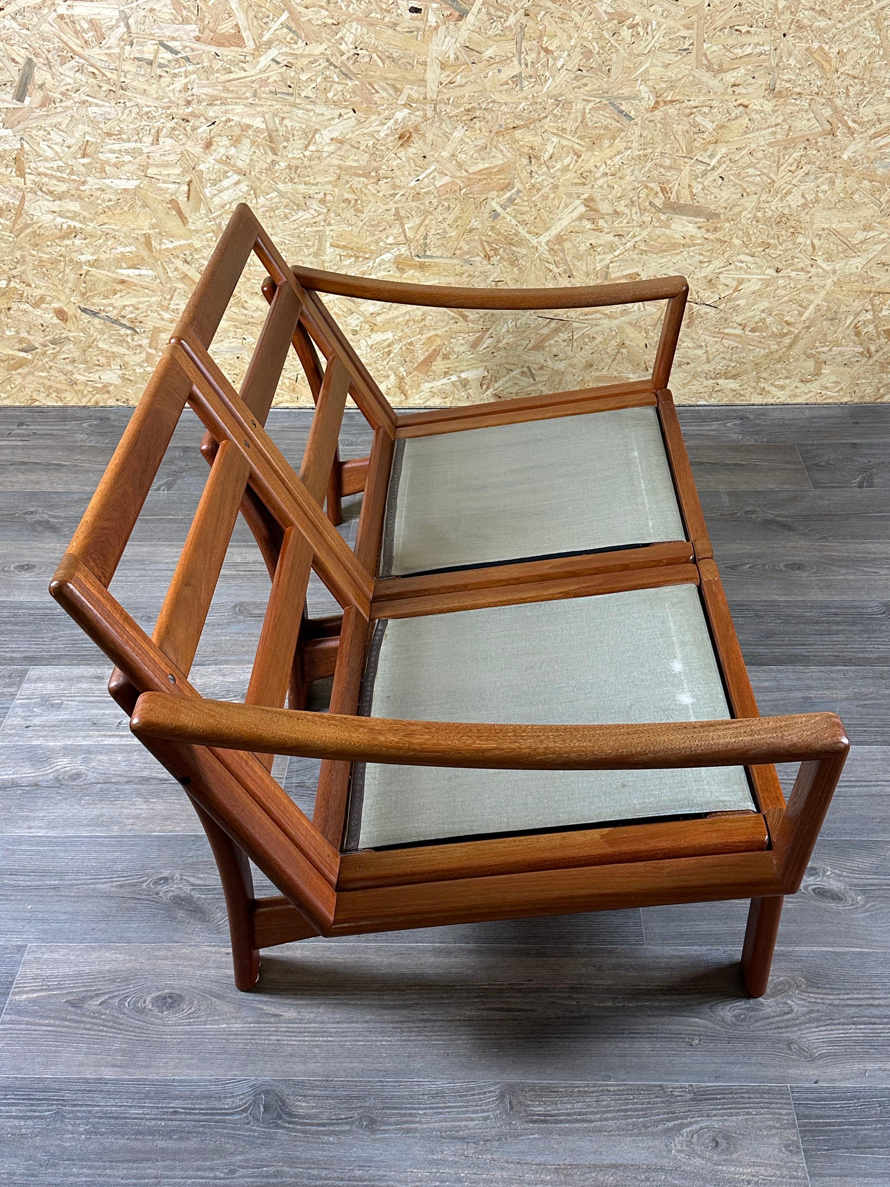 Divano a 2 posti in teak anni '60/'70 di Glostrup Møbelfabrik Danimarca Design in vendita 6