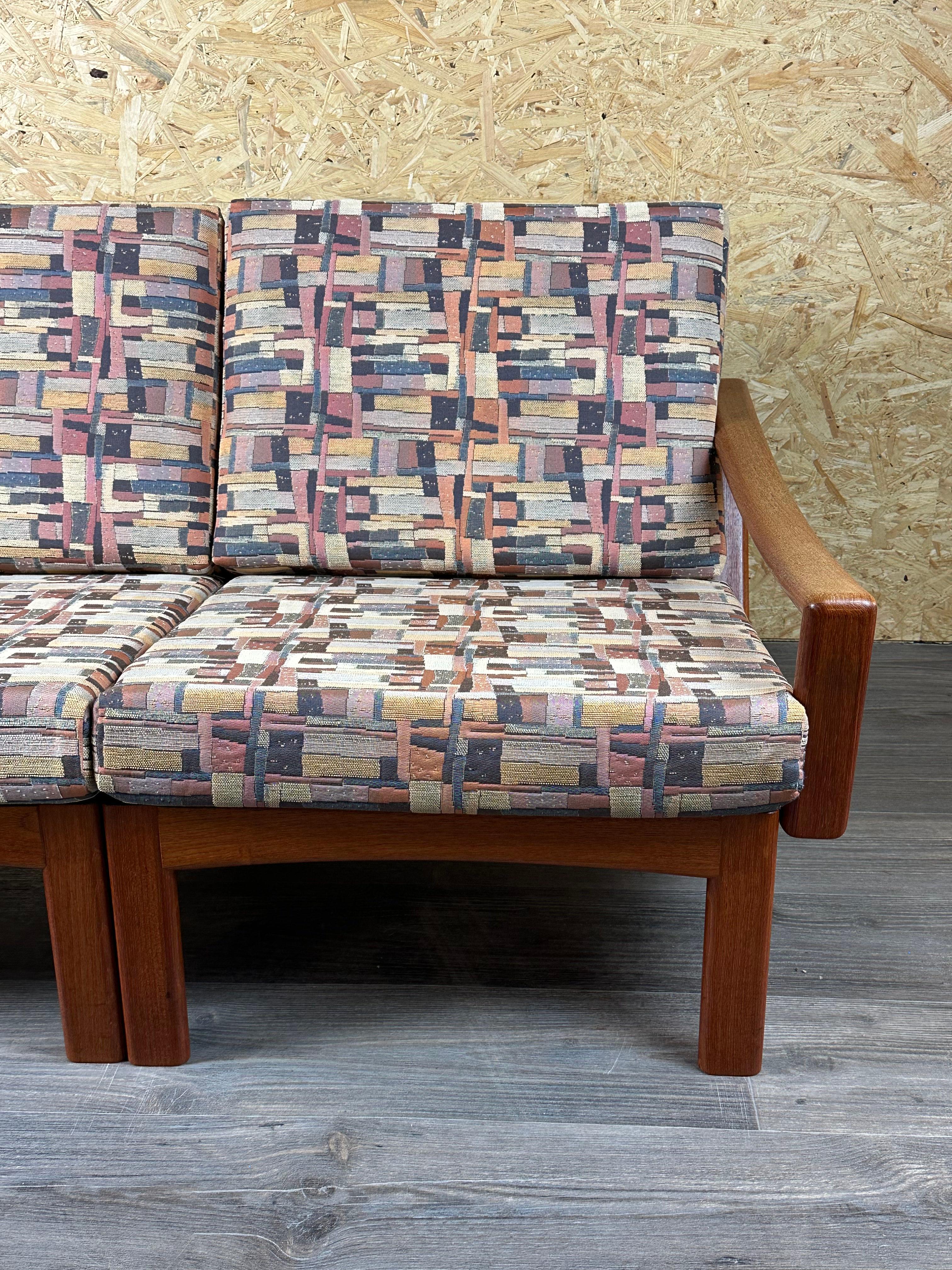 Divano a 2 posti in teak anni '60/'70 di Glostrup Møbelfabrik Danimarca Design in vendita 2