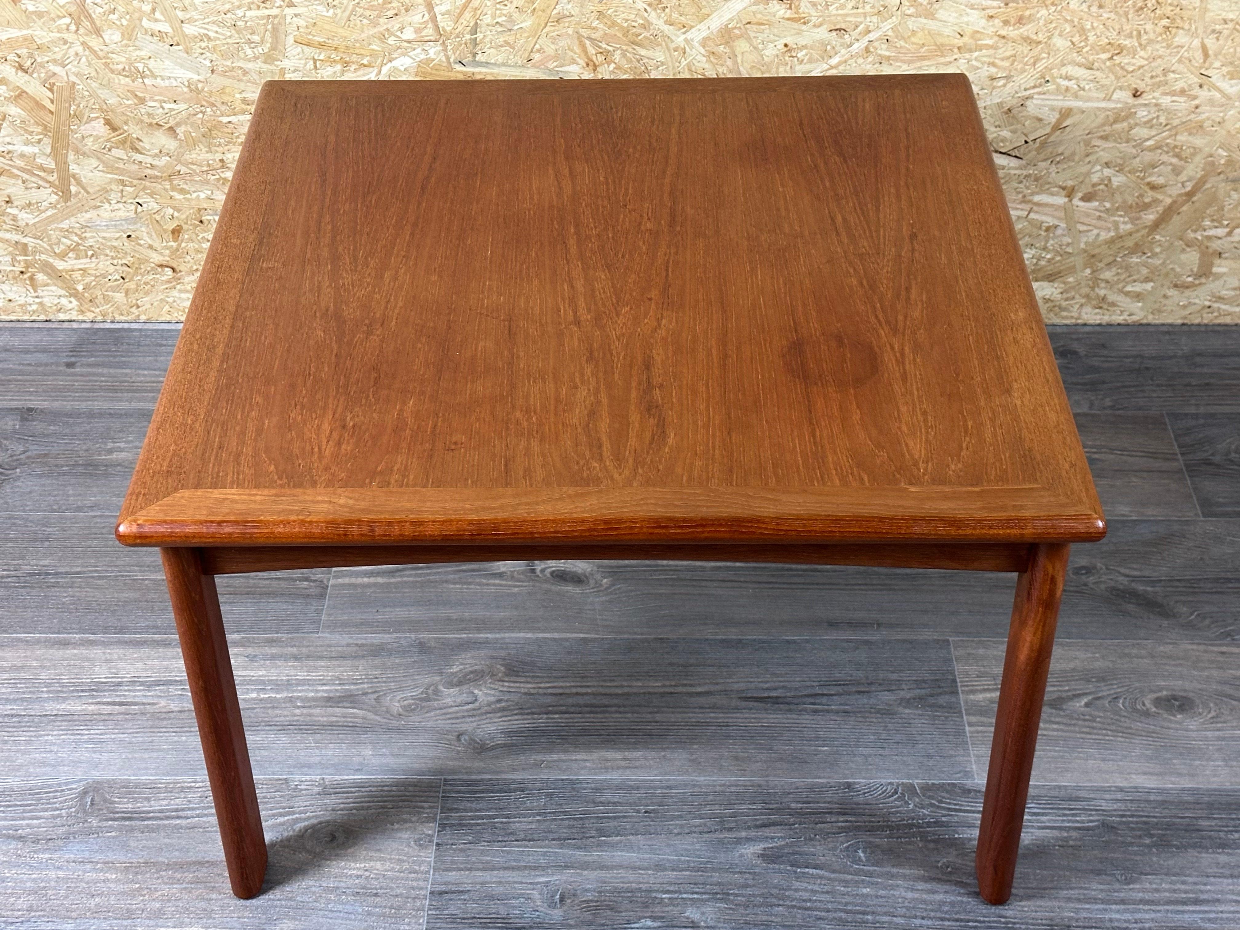 1960er/70er Jahre Couchtisch und Beistelltisch aus Teakholz von Glostrup Møbelfabrik Dänemark im Angebot 5