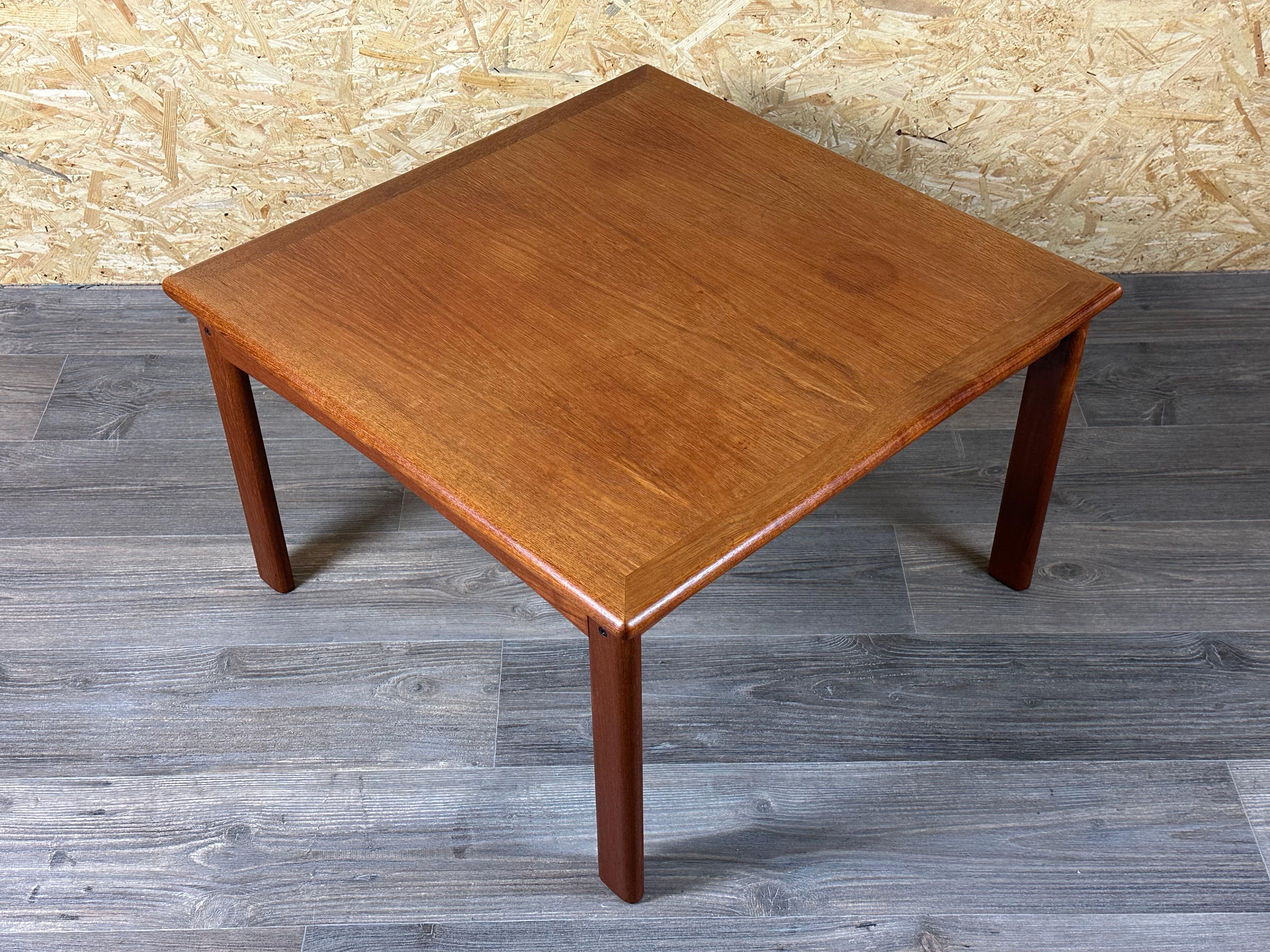 1960er/70er Jahre Couchtisch und Beistelltisch aus Teakholz von Glostrup Møbelfabrik Dänemark im Angebot 3