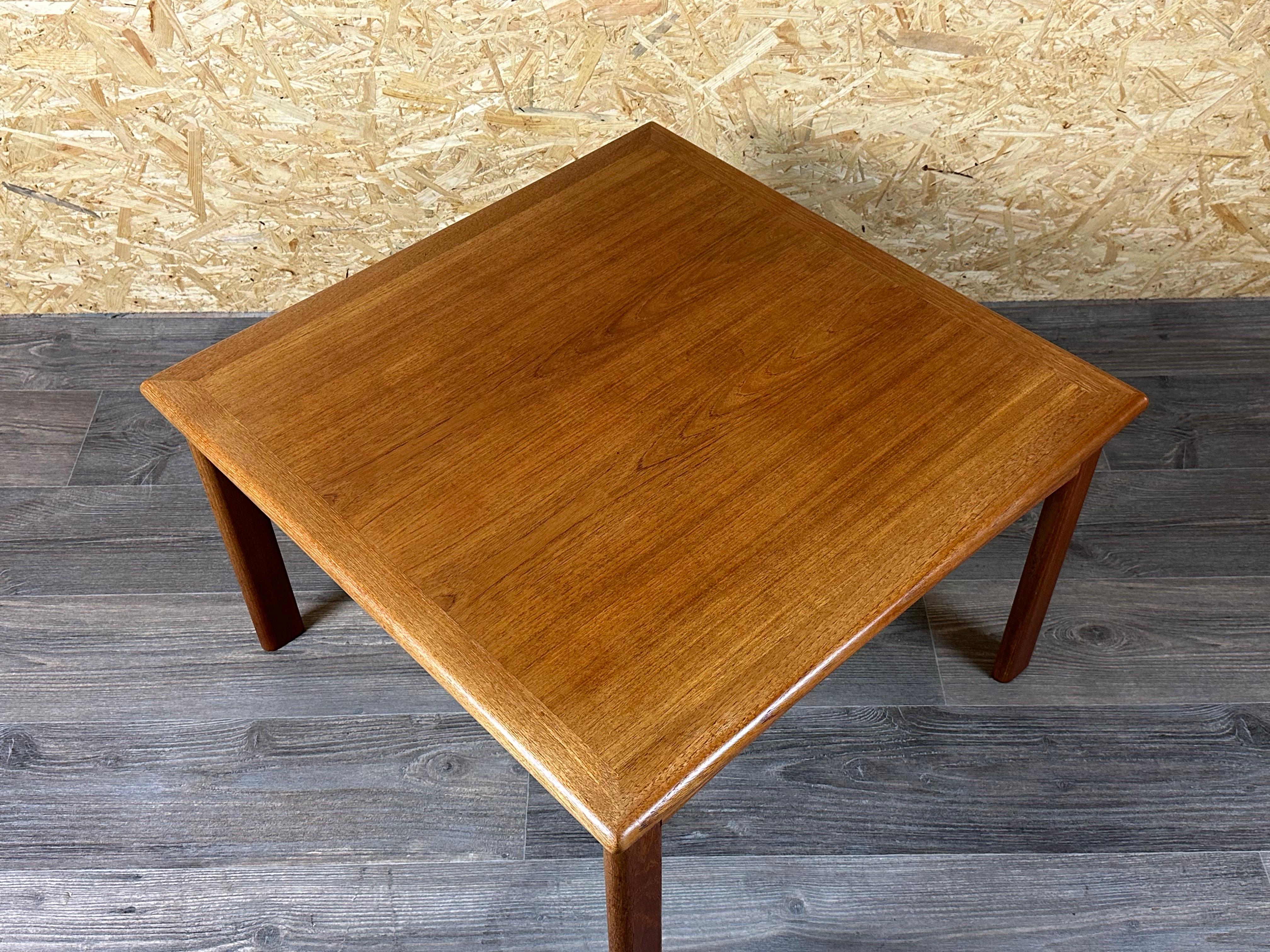 1960er/70er Jahre Couchtisch und Beistelltisch aus Teakholz von Glostrup Møbelfabrik Dänemark im Angebot 4