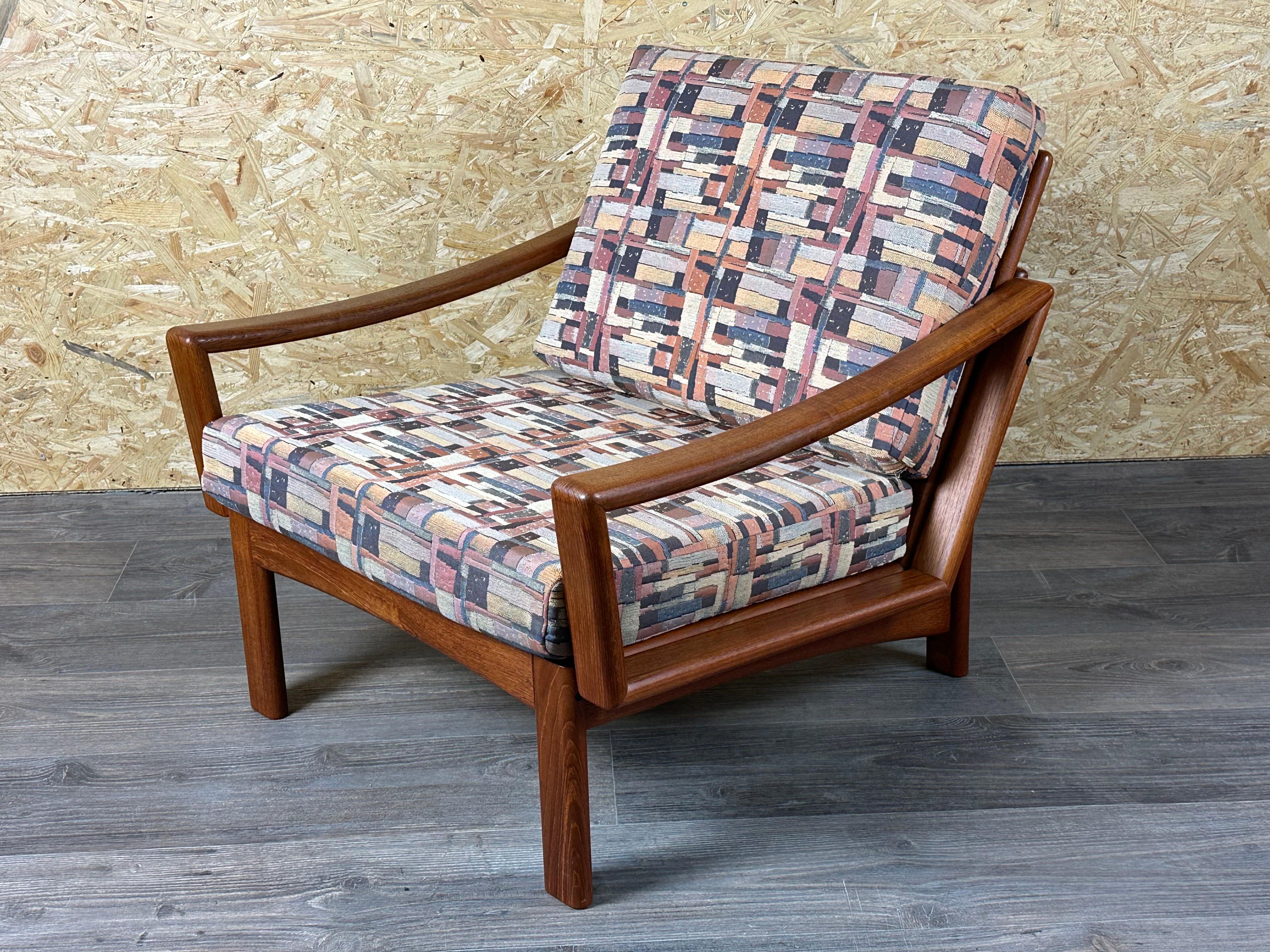 Danois 1960s/70s Teck Easy Chair by Glostrup Møbelfabrik Denmark Design en vente