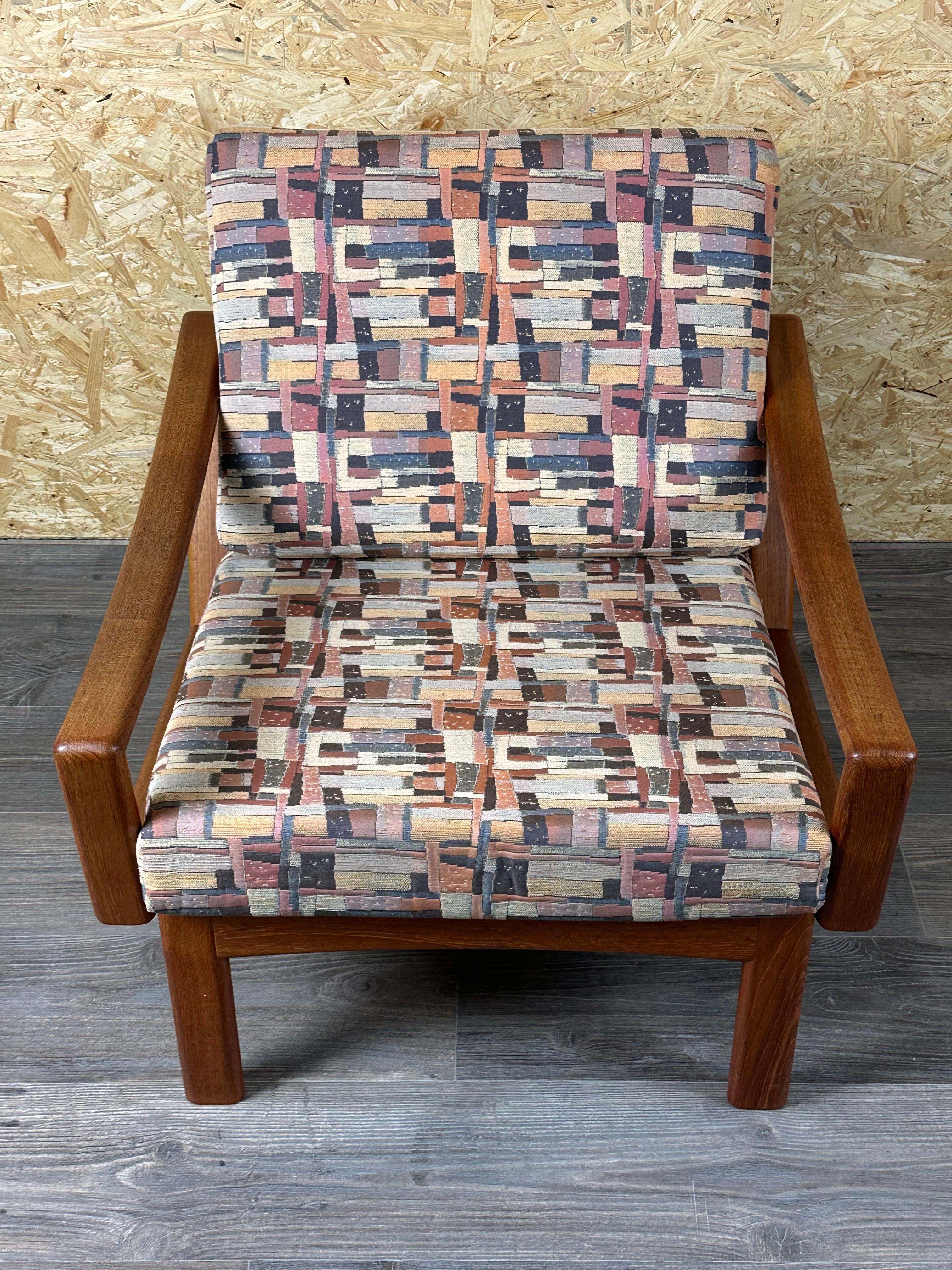 1960s/70s Teck Easy Chair by Glostrup Møbelfabrik Denmark Design Bon état - En vente à Neuenkirchen, NI