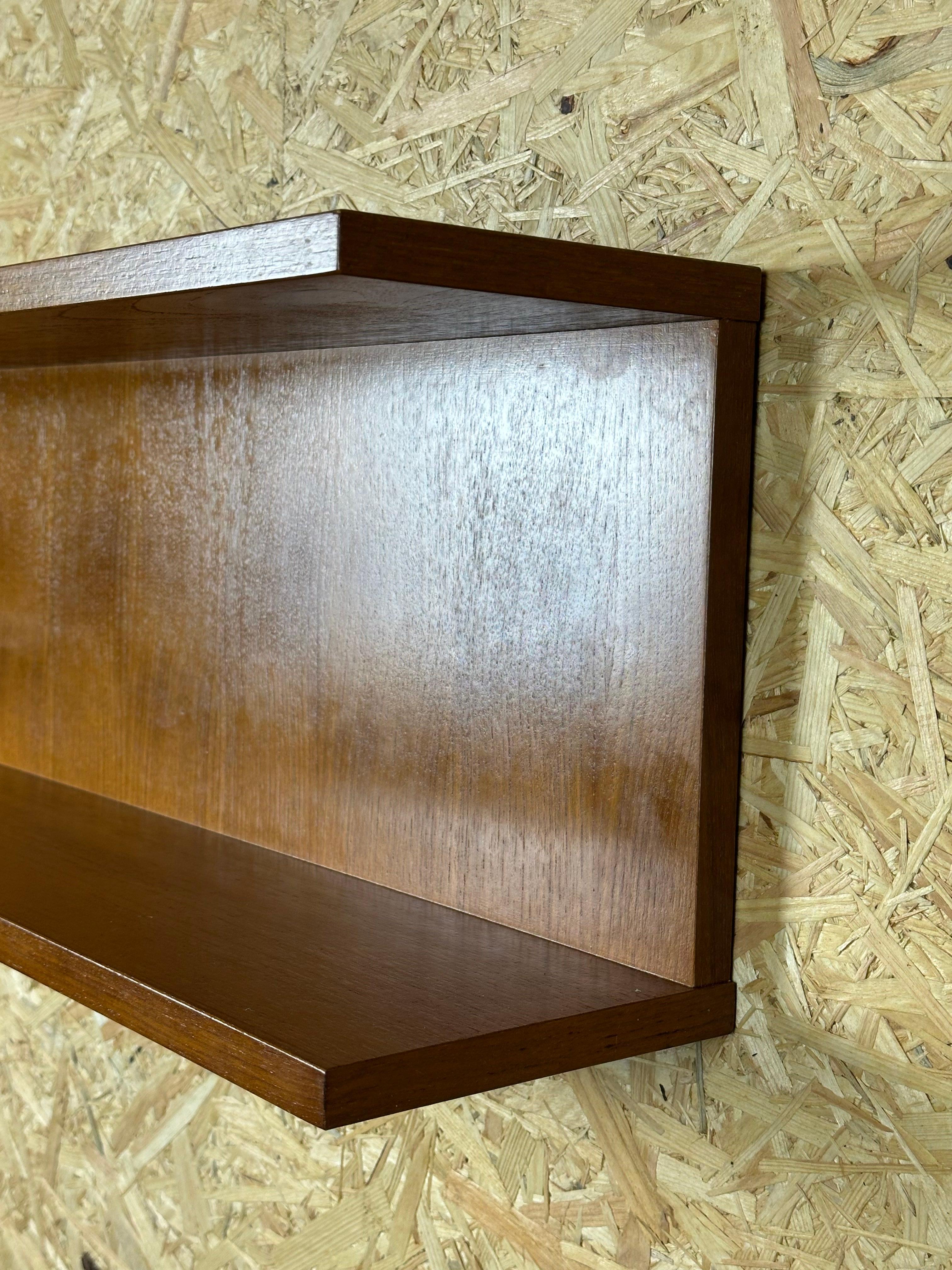 1960s/70s Teak Shelf, Teak Wall Shelf, Danish Design, Denmark For Sale 6