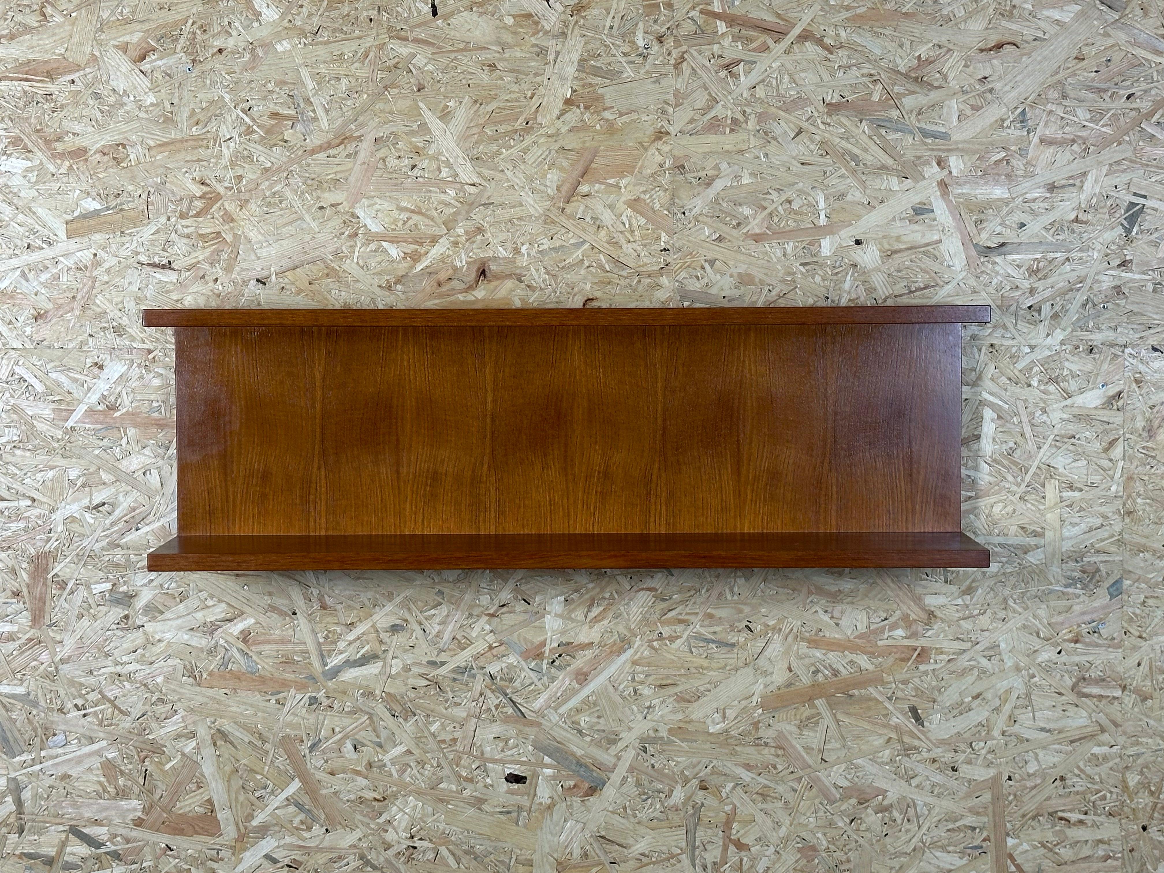 1960s/70s Teak Shelf, Teak Wall Shelf, Danish Design, Denmark For Sale 8