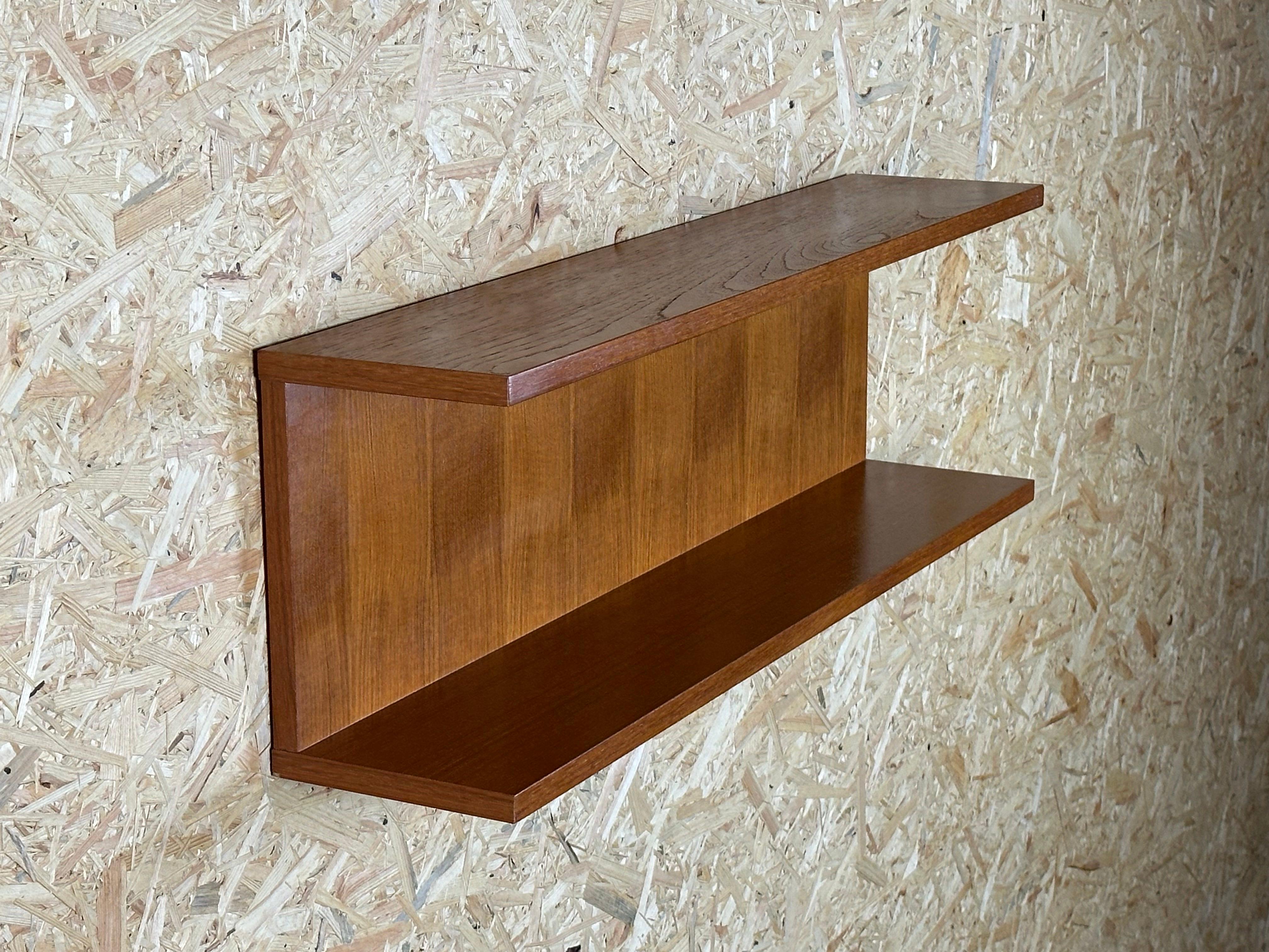 1960s/70s Teak Shelf, Teak Wall Shelf, Danish Design, Denmark For Sale 9
