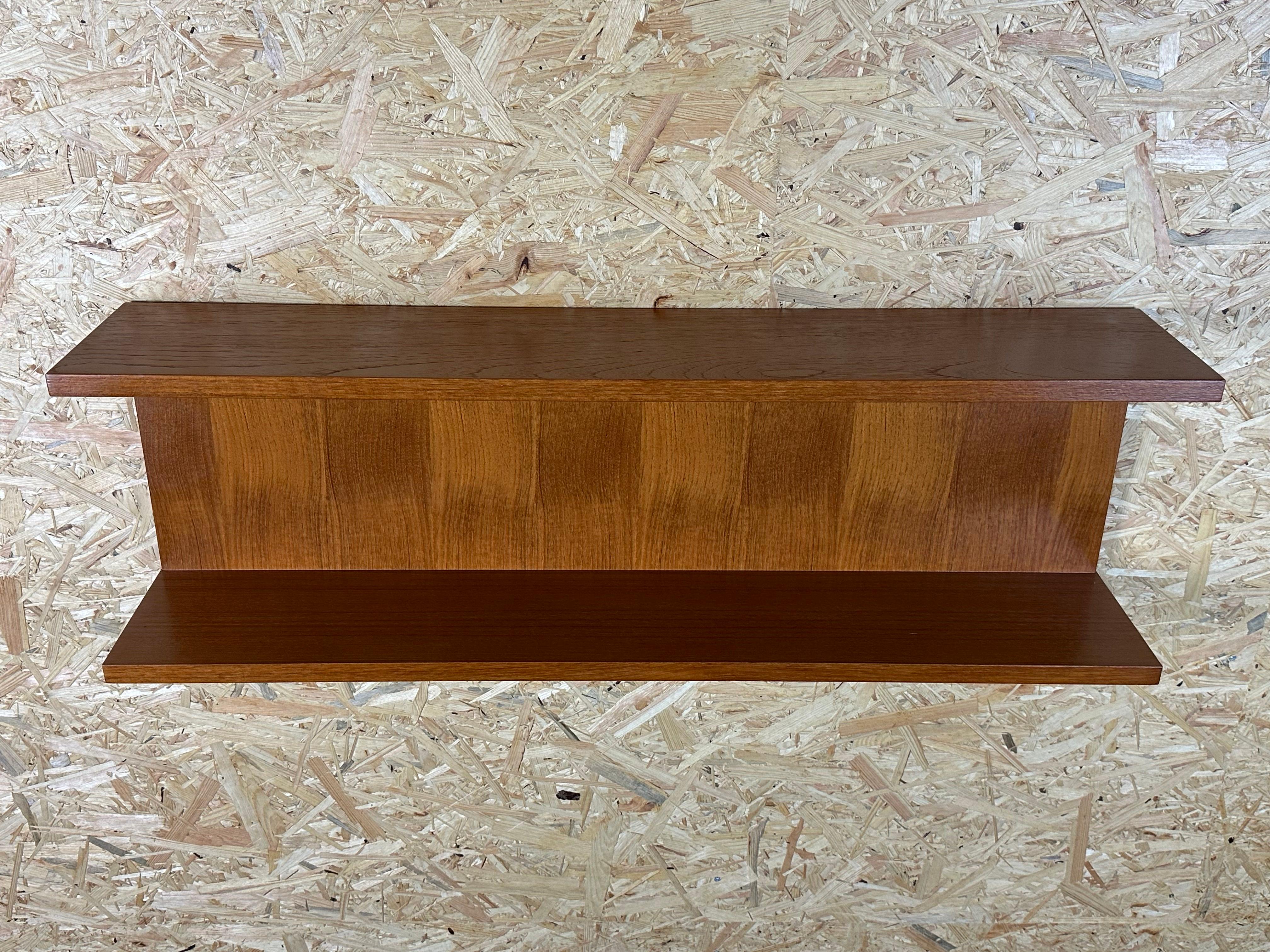 Mid-20th Century 1960s/70s Teak Shelf, Teak Wall Shelf, Danish Design, Denmark For Sale