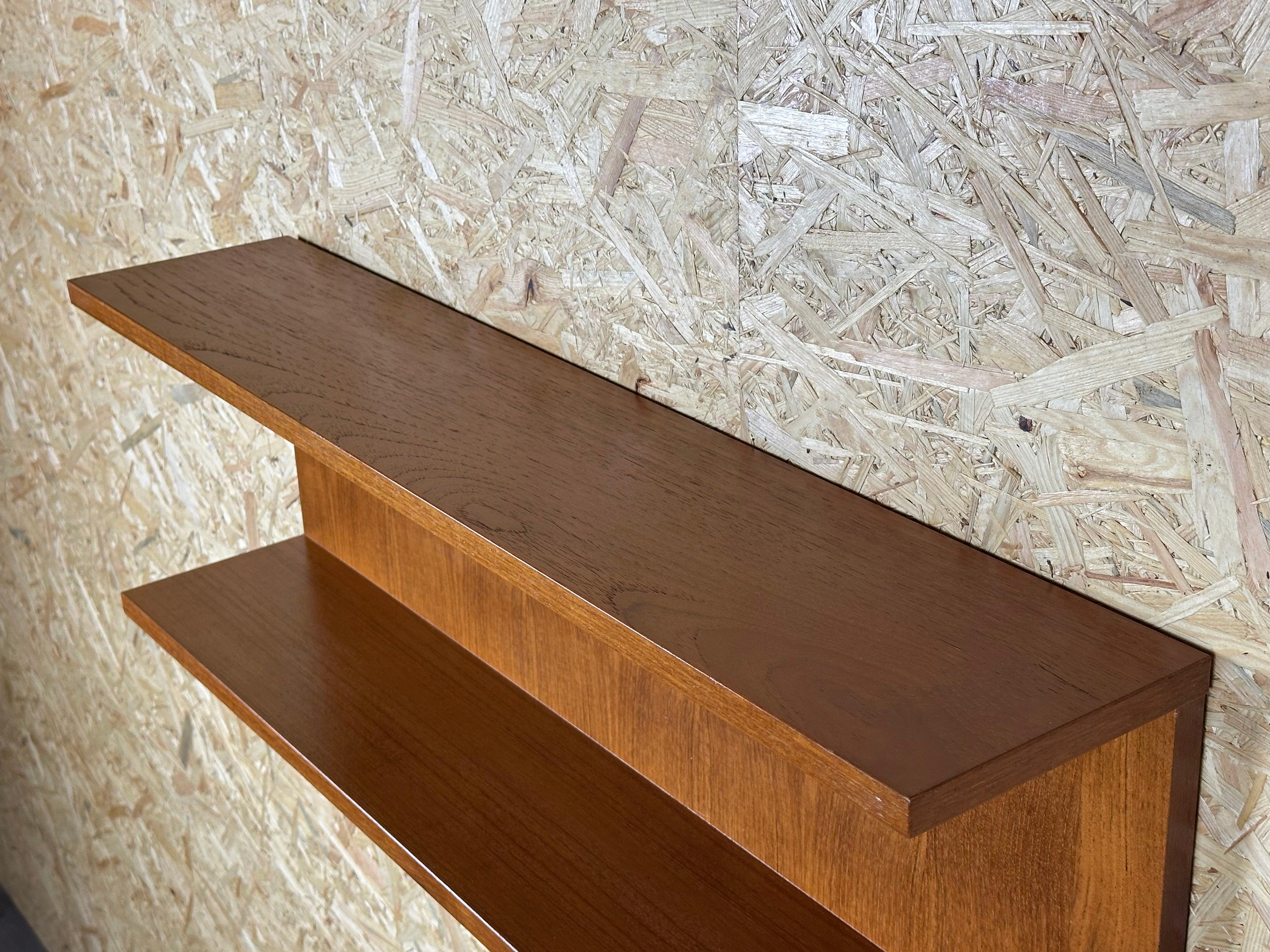 1960s/70s Teak Shelf, Teak Wall Shelf, Danish Design, Denmark For Sale 4