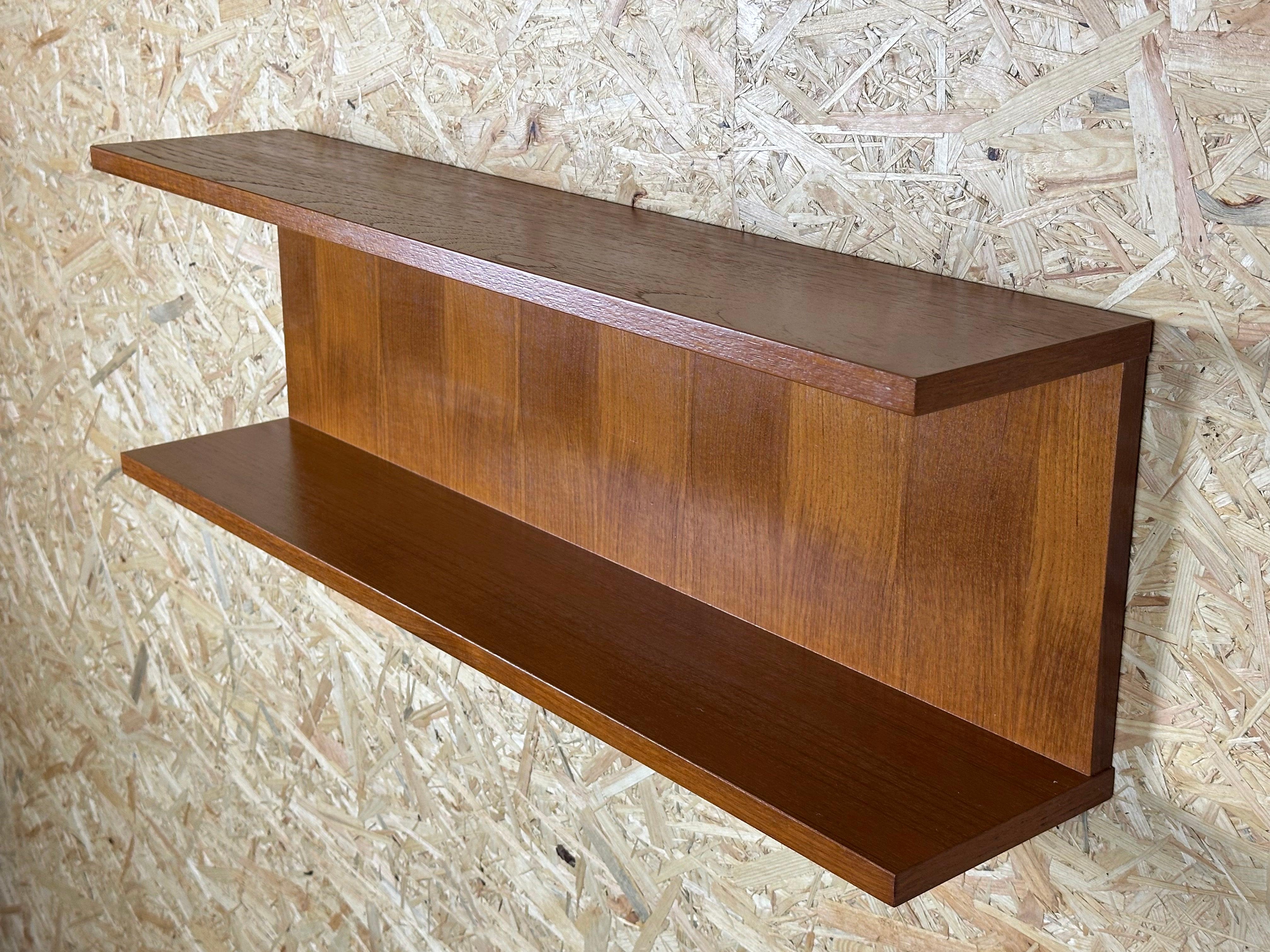 1960s/70s Teak Shelf, Teak Wall Shelf, Danish Design, Denmark For Sale 5