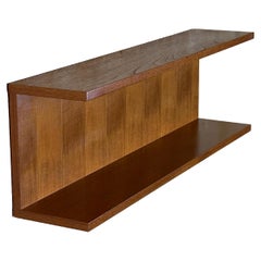 Mensola in teak anni '60/'70, mensola da parete in teak, design danese, Danimarca