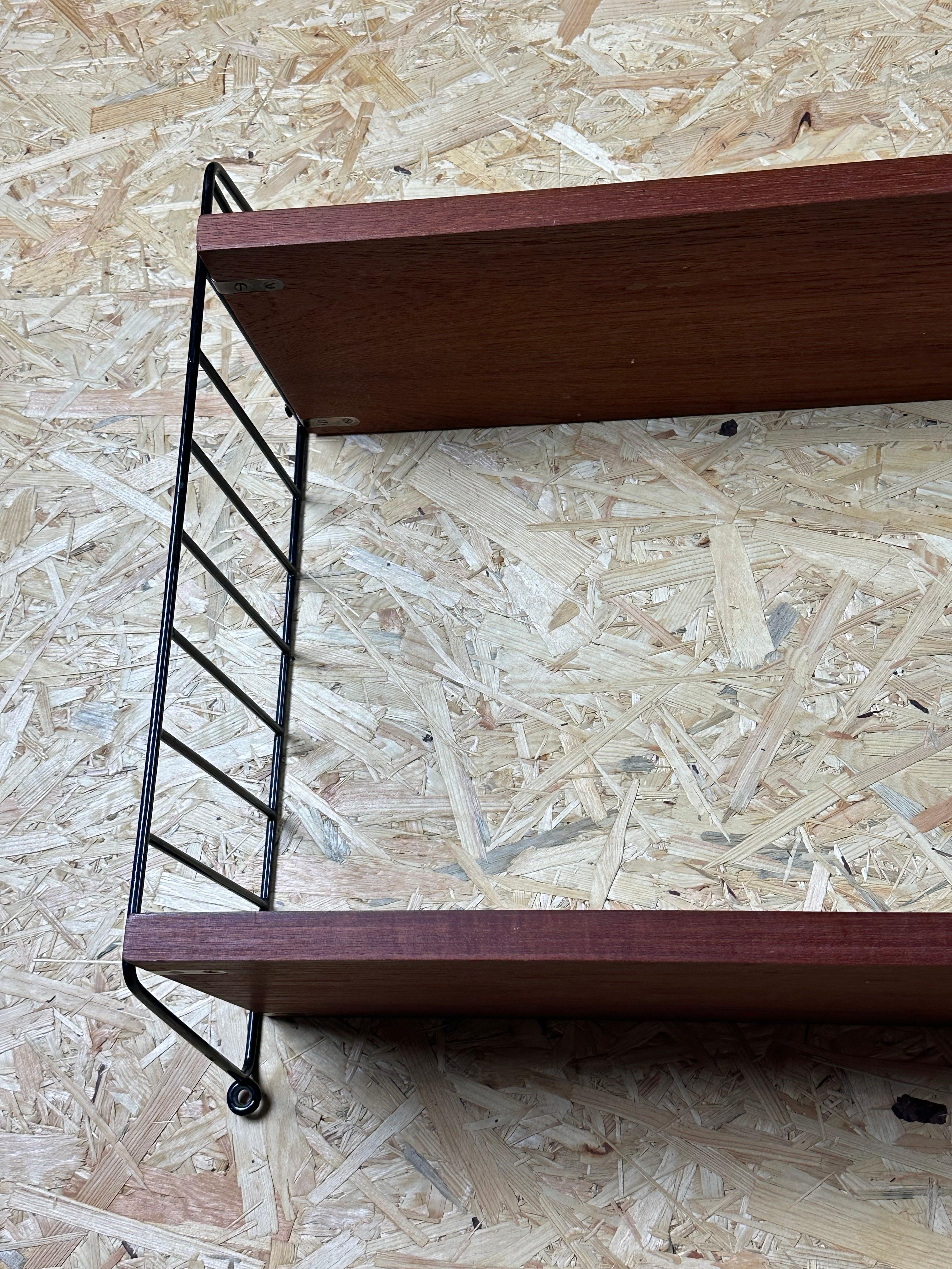 1960s/70s Teak String Shelf Module by Kajsa & Nils 