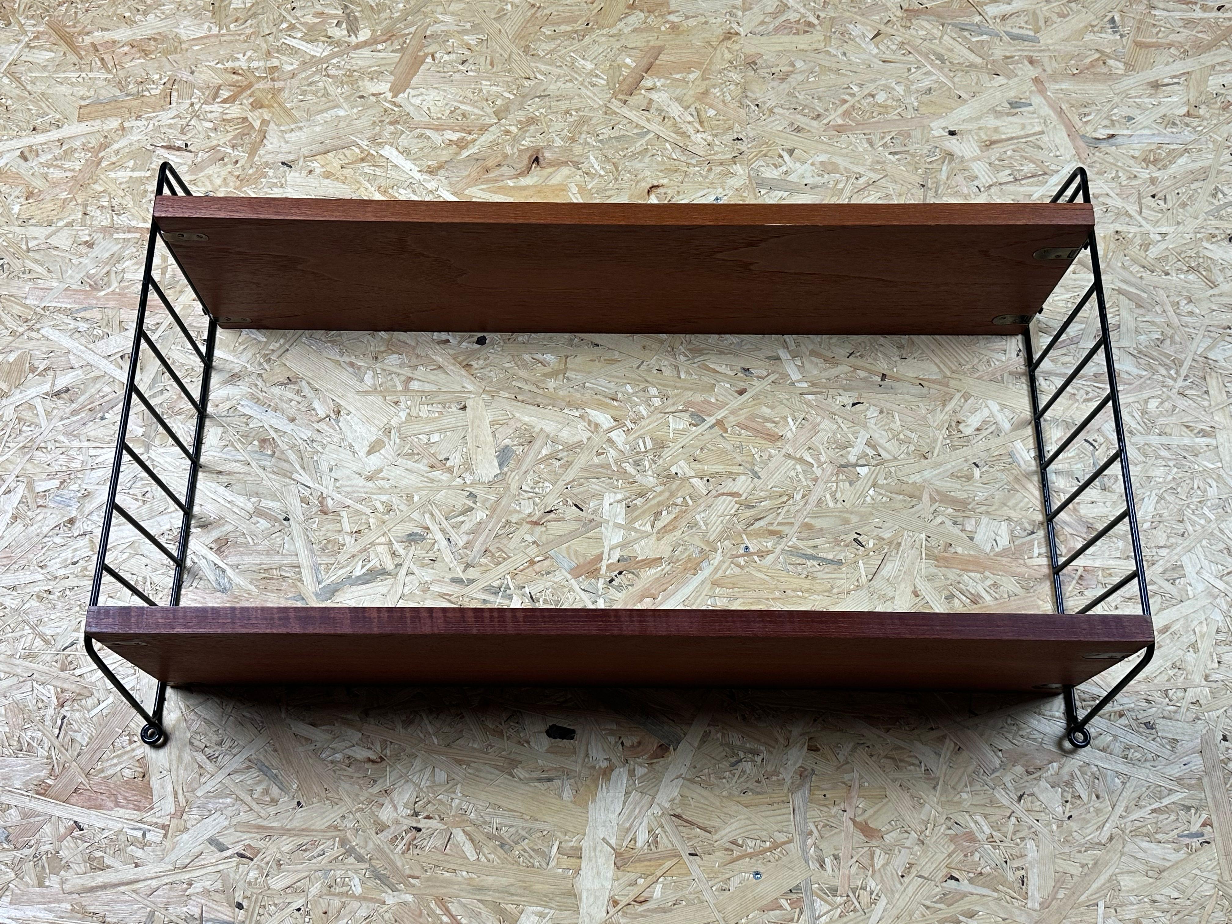 1960s/70s Teak String Shelf Module by Kajsa & Nils 