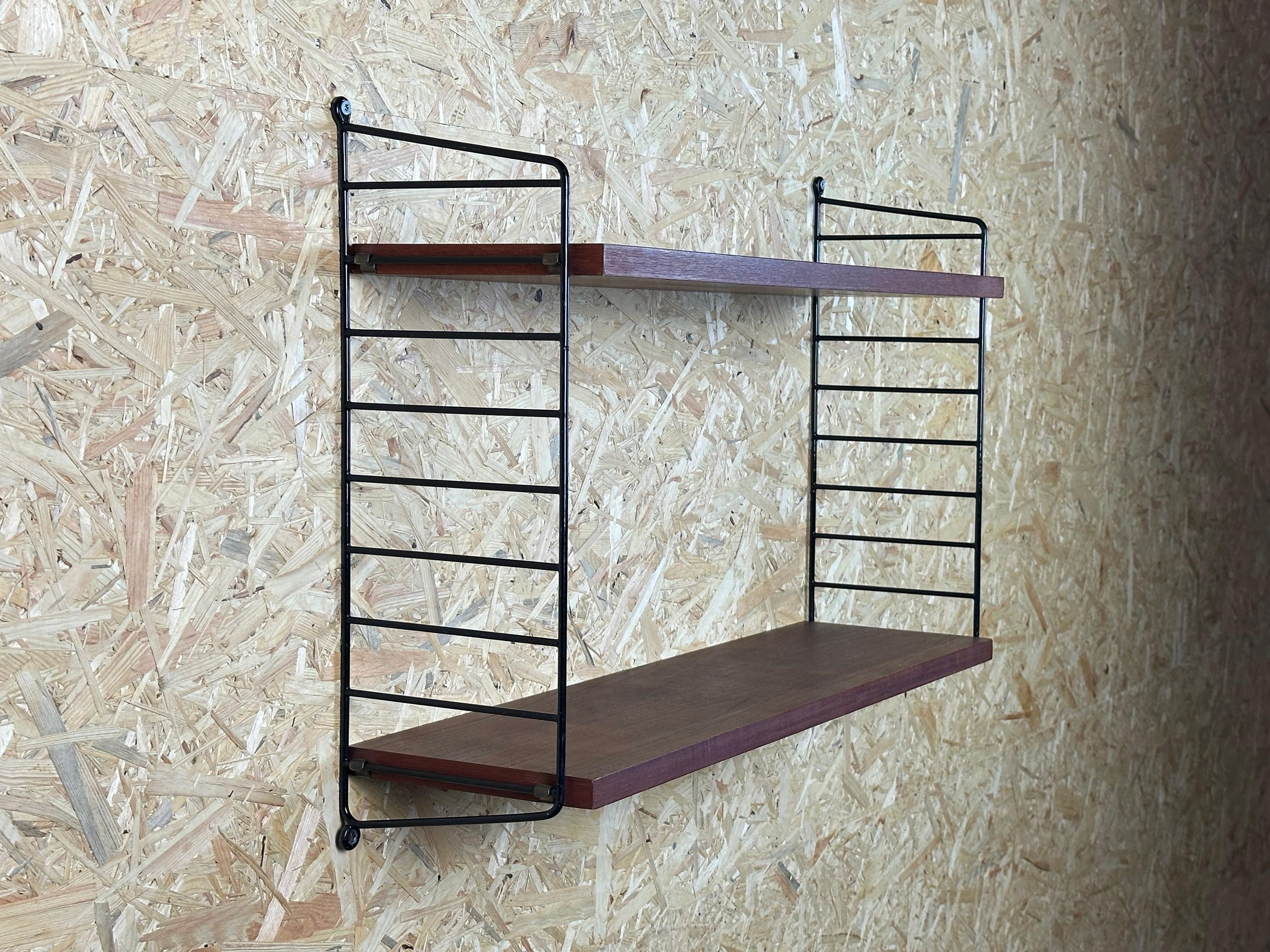Mid-20th Century 1960s/70s Teak String Shelf Module by Kajsa & Nils 