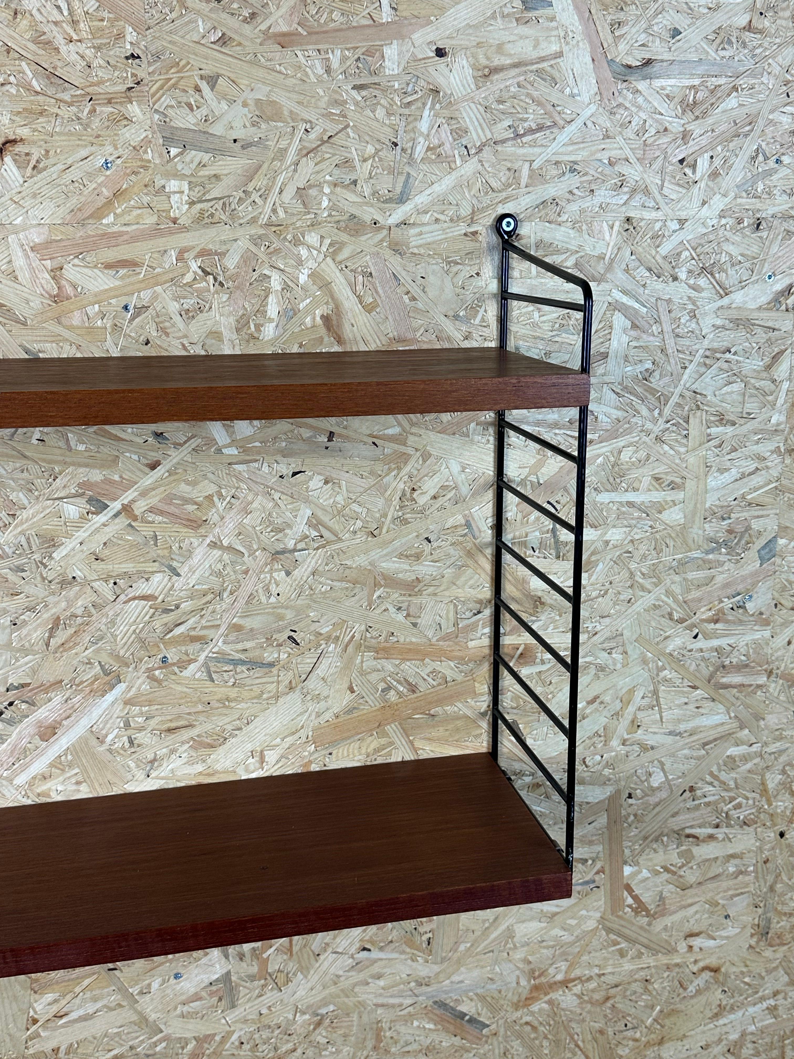 Mid-20th Century 1960s/70s Teak String Shelf Module by Kajsa & Nils 