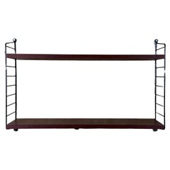 1960s/70s Teak String Shelf Module by Kajsa & Nils "Nisse" Strinning, Sweden
