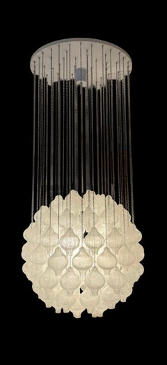 1960s/70s Tulip Chandelier by J.T. Kalmar for Kalmar Austria