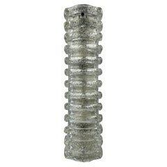 1960s/70s wall lamp by Glashütte Limburg, Germany, in glass and metal design