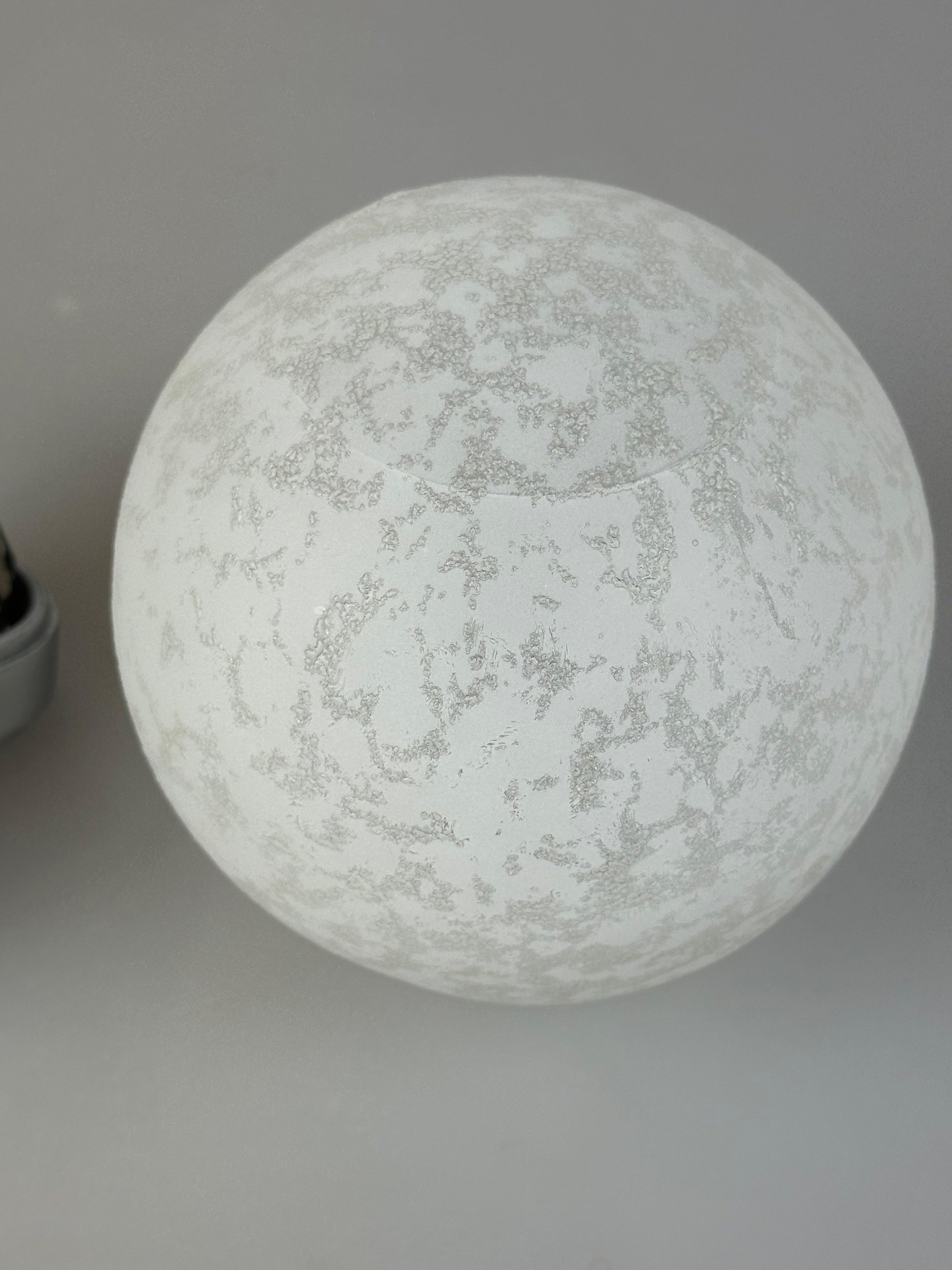 1960s/70s Wall Lamp, Globe Lamp, Metal, Chrome & Glass, Space Age Design For Sale 7